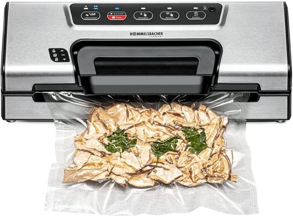 Rommelsbacher VAC 385, Rustfrit stål, 3 cm, 120 W, 230 V, 414 mm, 240 mm