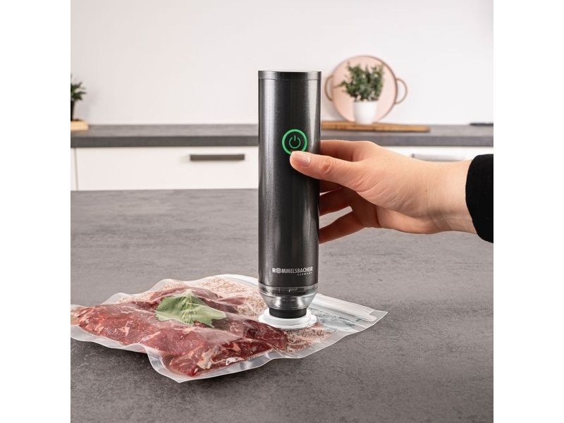 Rommelsbacher VAC 25, Anthracit, 0,5 mbar, Plast, Knapper, 7 l/min, Lithium-Ion (Li-Ion)
