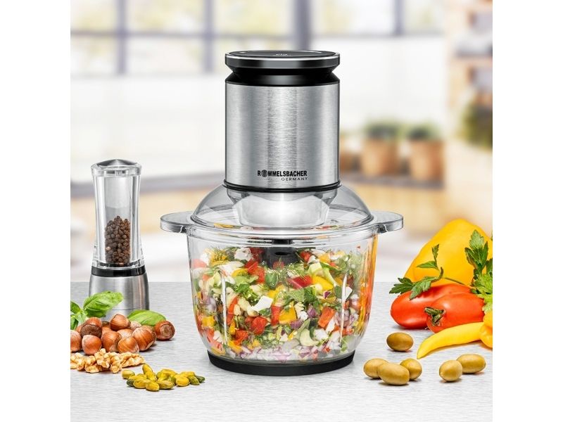 ROMMELSBACHER MZ 600 - Multichopper - 2 l, sort, rustfrit stål, glas (MZ600)