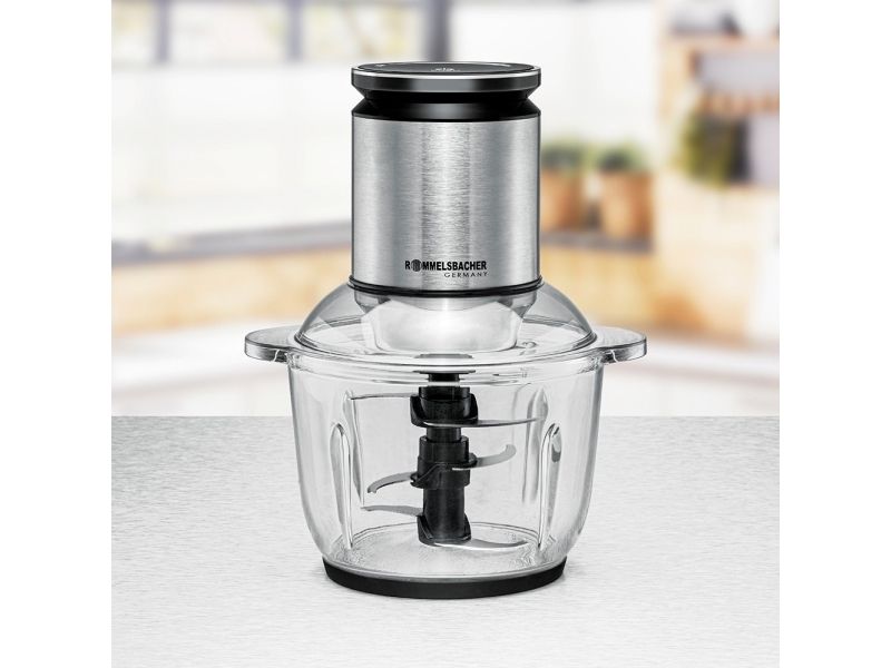 ROMMELSBACHER MZ 600 - Multichopper - 2 l, sort, rustfrit stål, glas (MZ600)