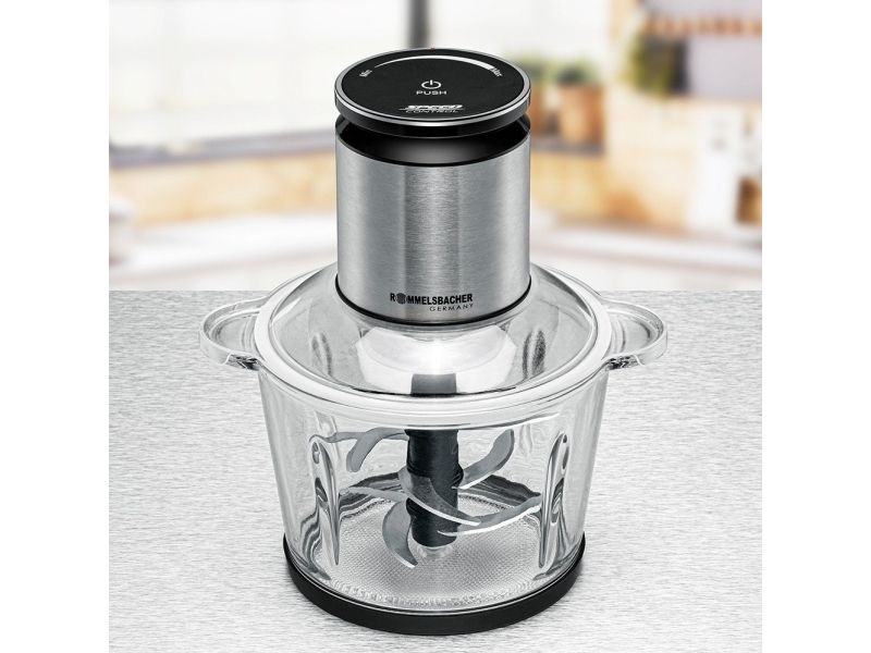 ROMMELSBACHER MZ 800, 2,7 l, sort, rustfrit stål, glas, rustfrit stål, rustfrit stål, knapper (MZ800)