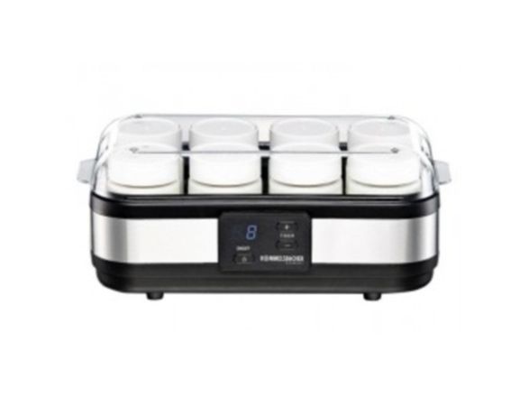 Rommelsbacher JG 40 - Yoghurtmaskine - 1.2 liter - 40 W - rustfrit stål/sort