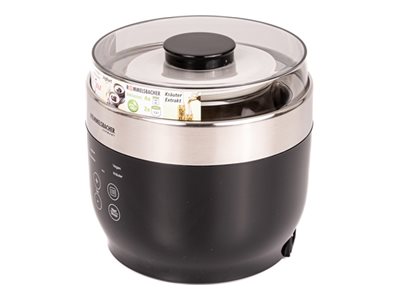 Rommelsbacher JG 80 "Jona" yoghurt and cheese maker (black/stainless steel)
