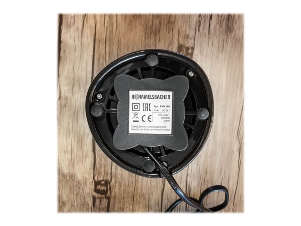 ROMMELSBACHER Romm Kaffeemühle EKM 100 sr | mit Sch