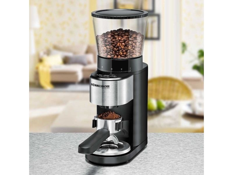 ROMMELSBACHER EKM 500 - coffee grinder/kitchen scales - black/stainless steel