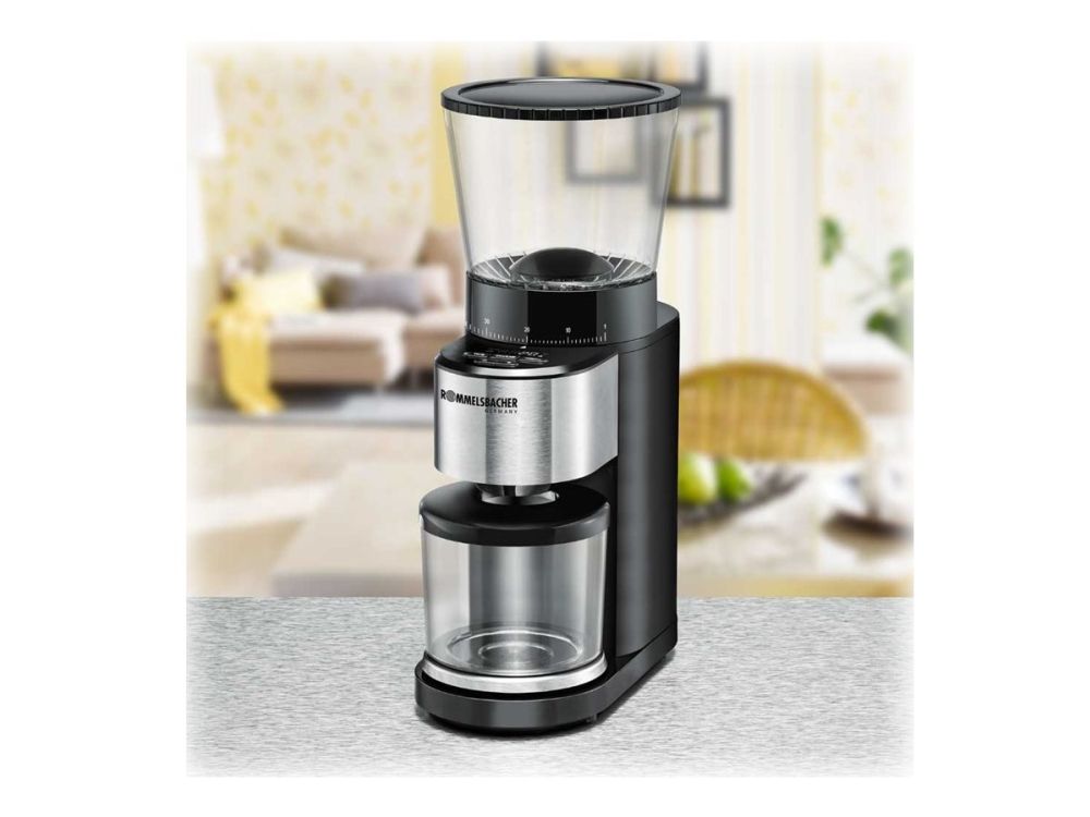 ROMMELSBACHER EKM 500 - coffee grinder/kitchen scales - black/stainless steel