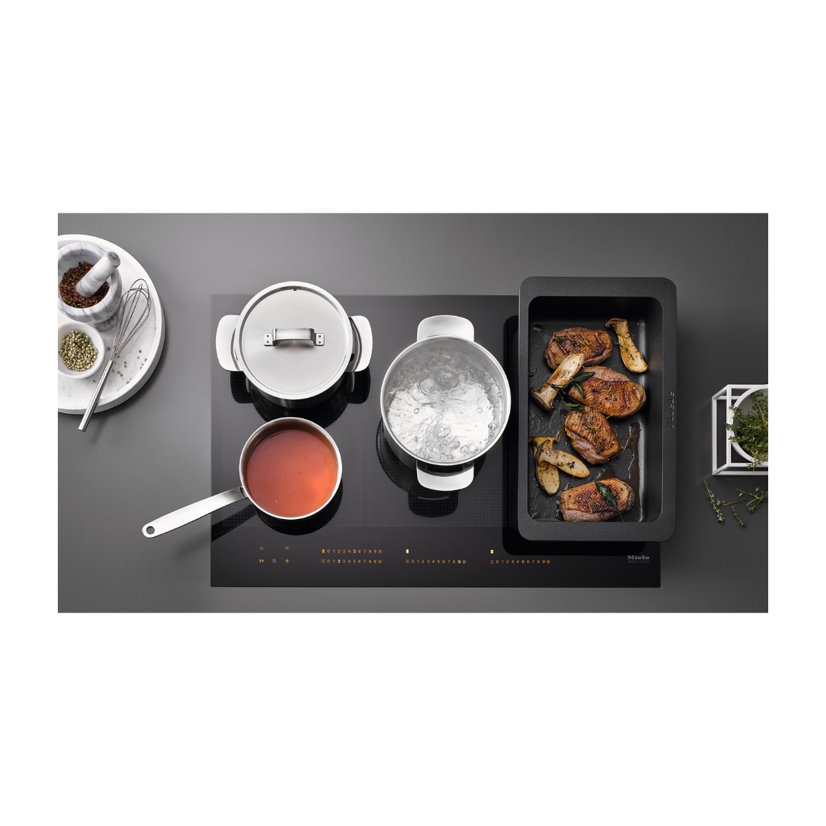 Miele KM 7575 FL NER Induktionskogeplade