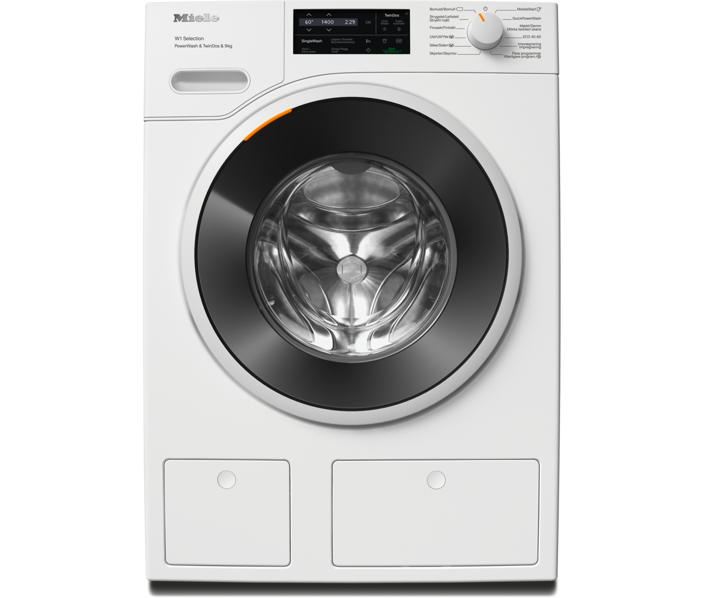 Miele WSI863WCS Vaskemaskine m. Twindos