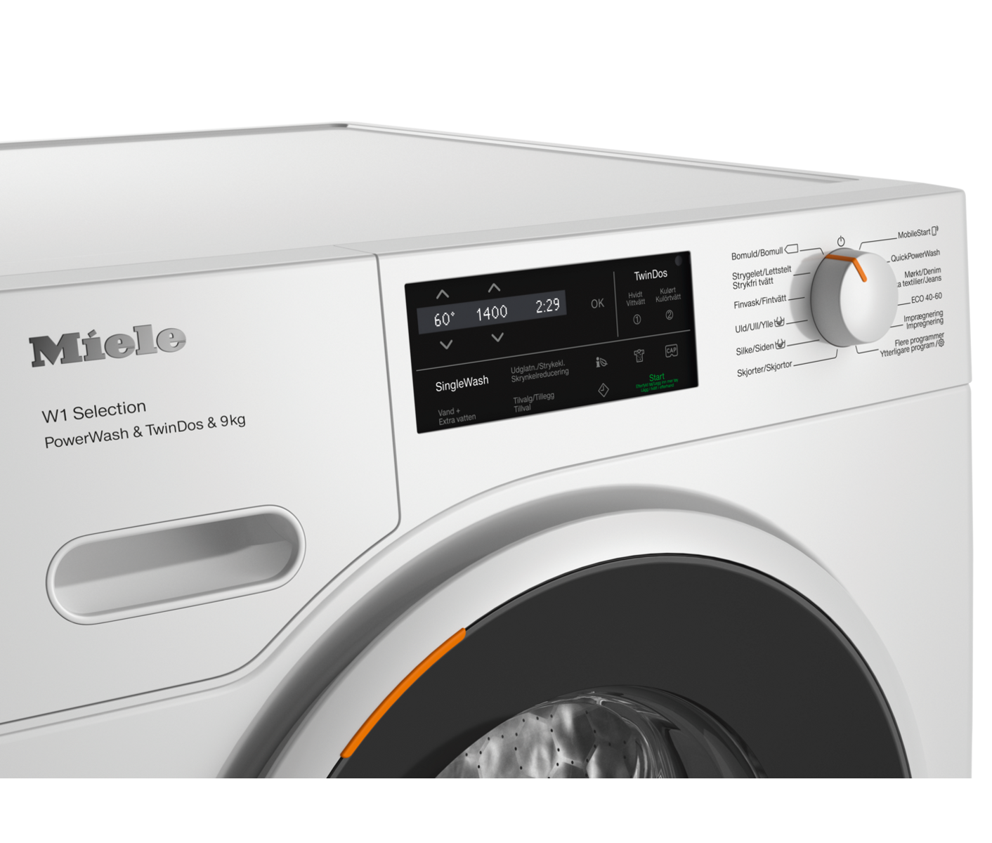 Miele WSI863WCS Vaskemaskine m. Twindos
