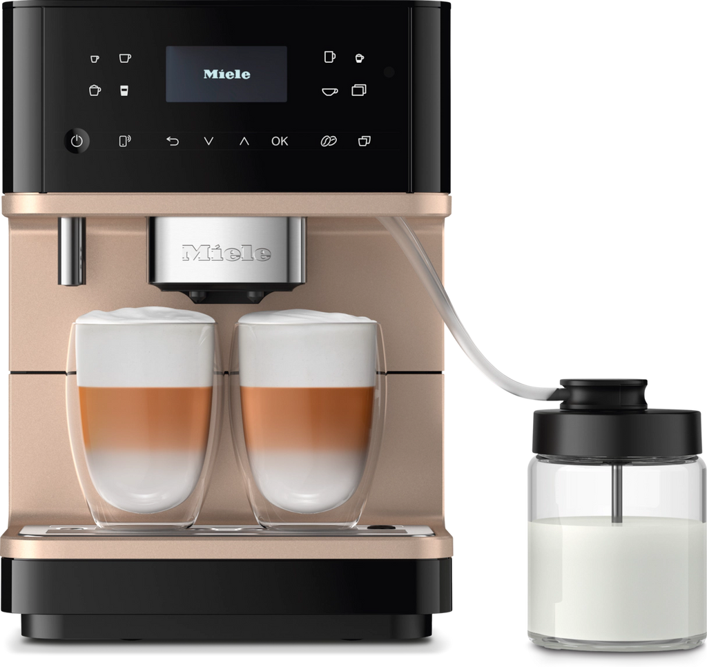Miele CM 6360 OBCM NER Obsidiansort/CleanSteelMetallic - Espressomaskine