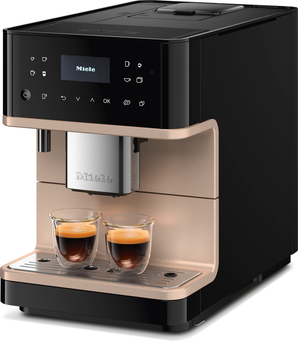 Miele CM 6360 OBCM NER Obsidiansort/CleanSteelMetallic - Espressomaskine