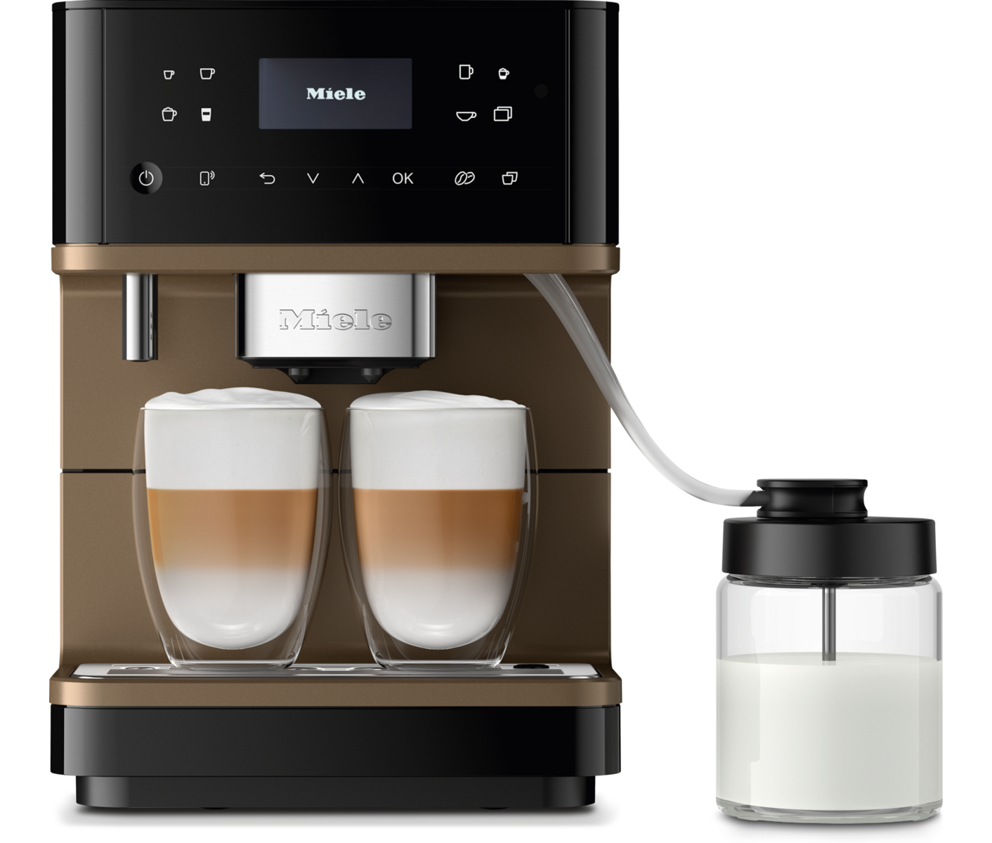 Miele CM 6360 OBBP NER Obsidiansort/Bronze PearlFinish Espressomaskine