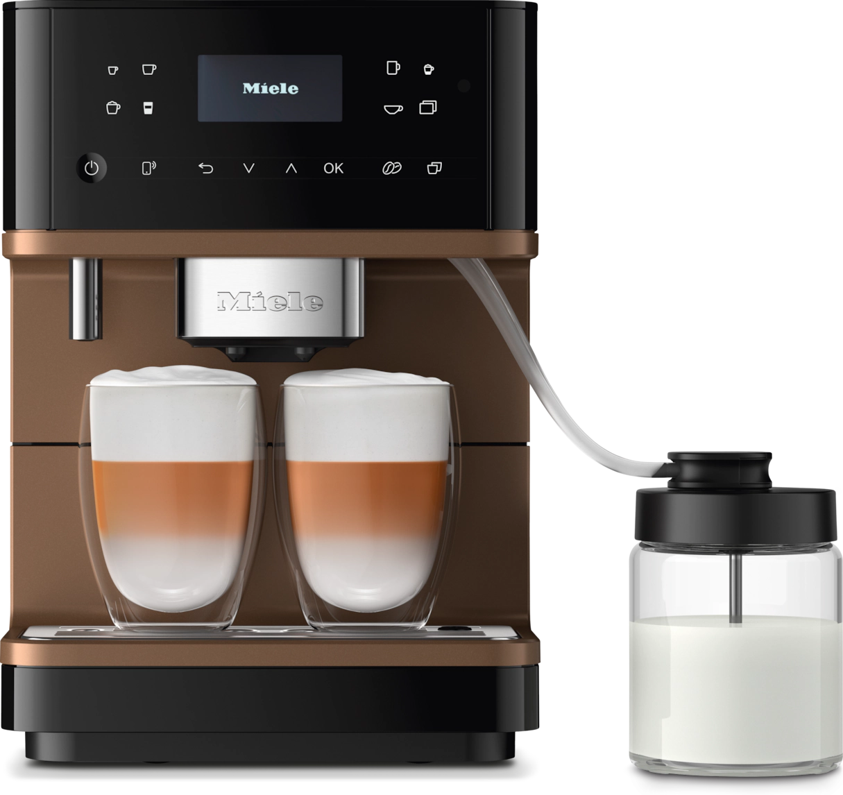 Miele CM 6360 OBBP NER Obsidiansort/Bronze PearlFinish Espressomaskine