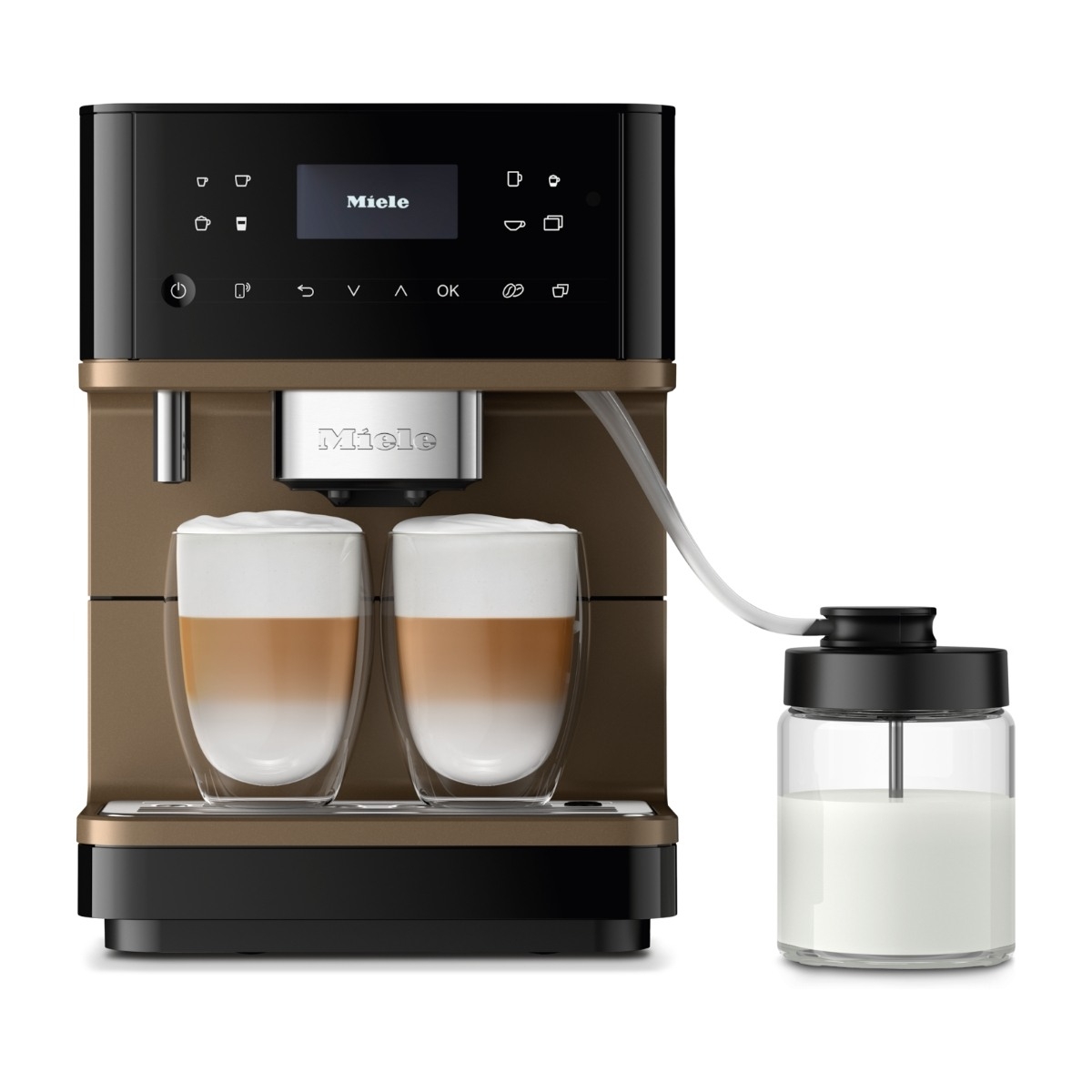 Miele CM 6360 OBBP NER Obsidiansort/Bronze PearlFinish Espressomaskine