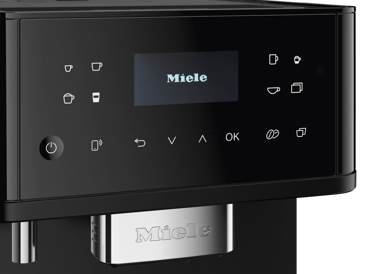 Miele CM 6560 NER Obsidiansort PearlFinish MilkPerfection Espressomaskine billede 4