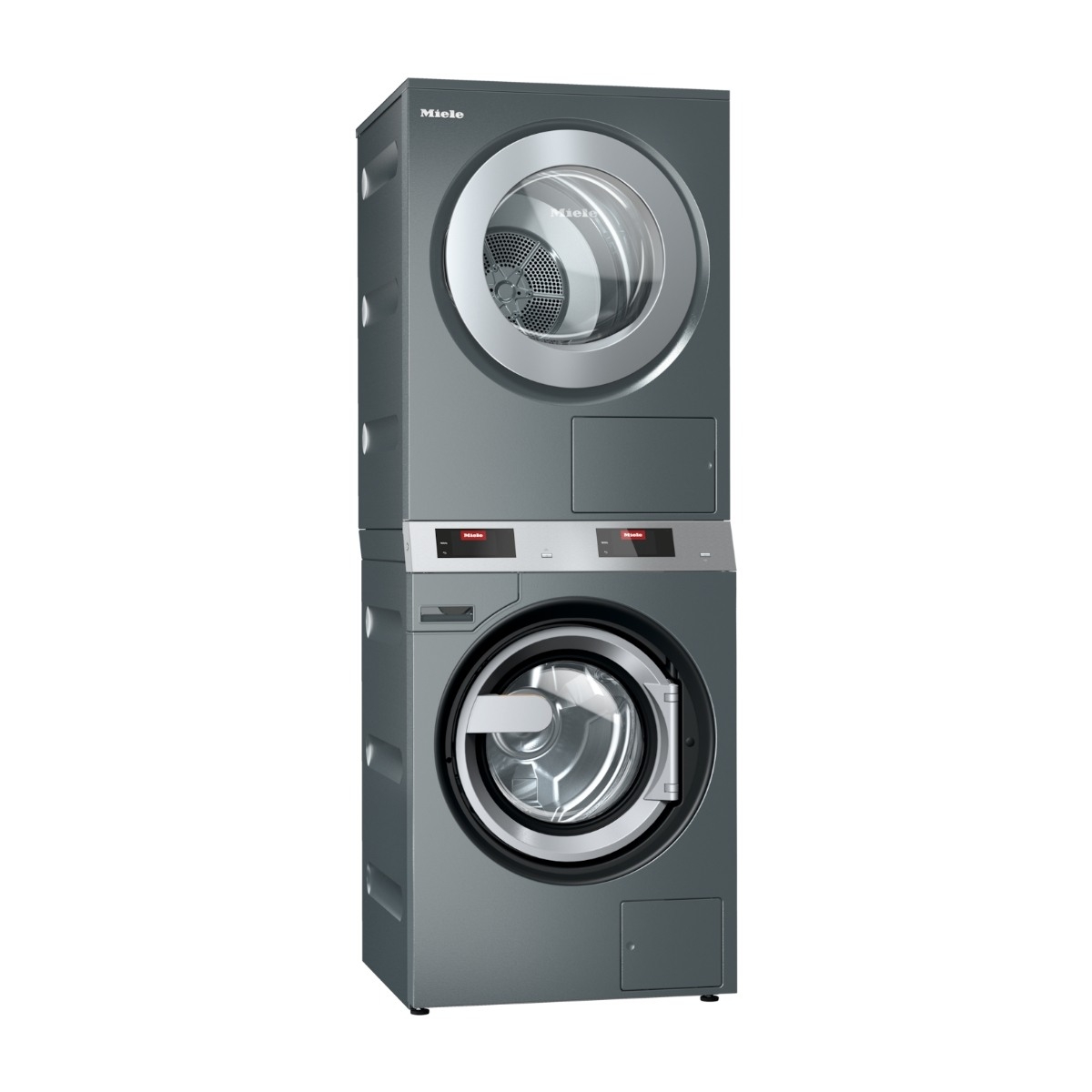 Miele Professional PDW 909 [EL DP DD] vaske-tørresøjle, jerngrå