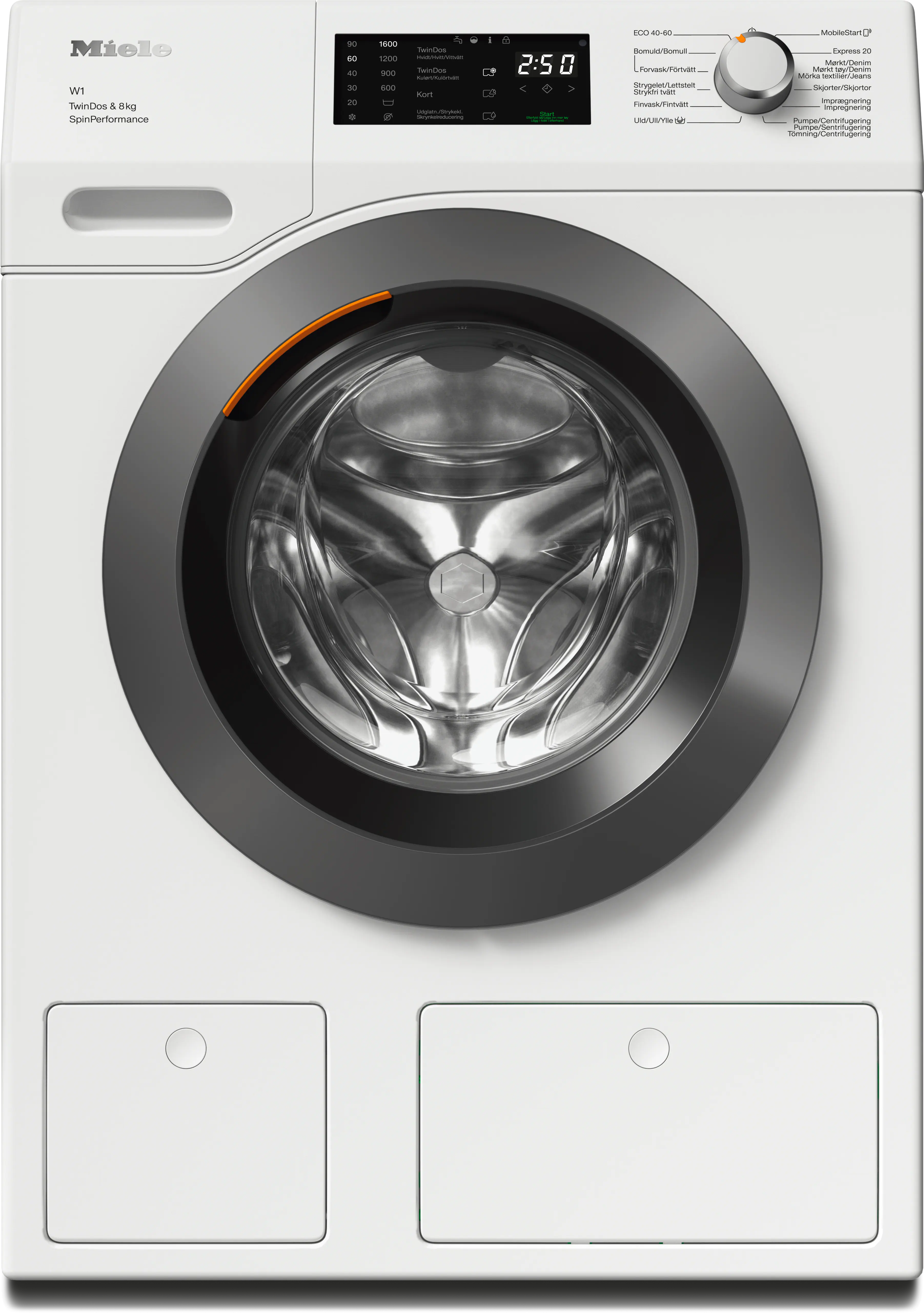 Miele Vaskemaskine WCF 674 WCS NDS LW TDos - 2+2 Års garanti