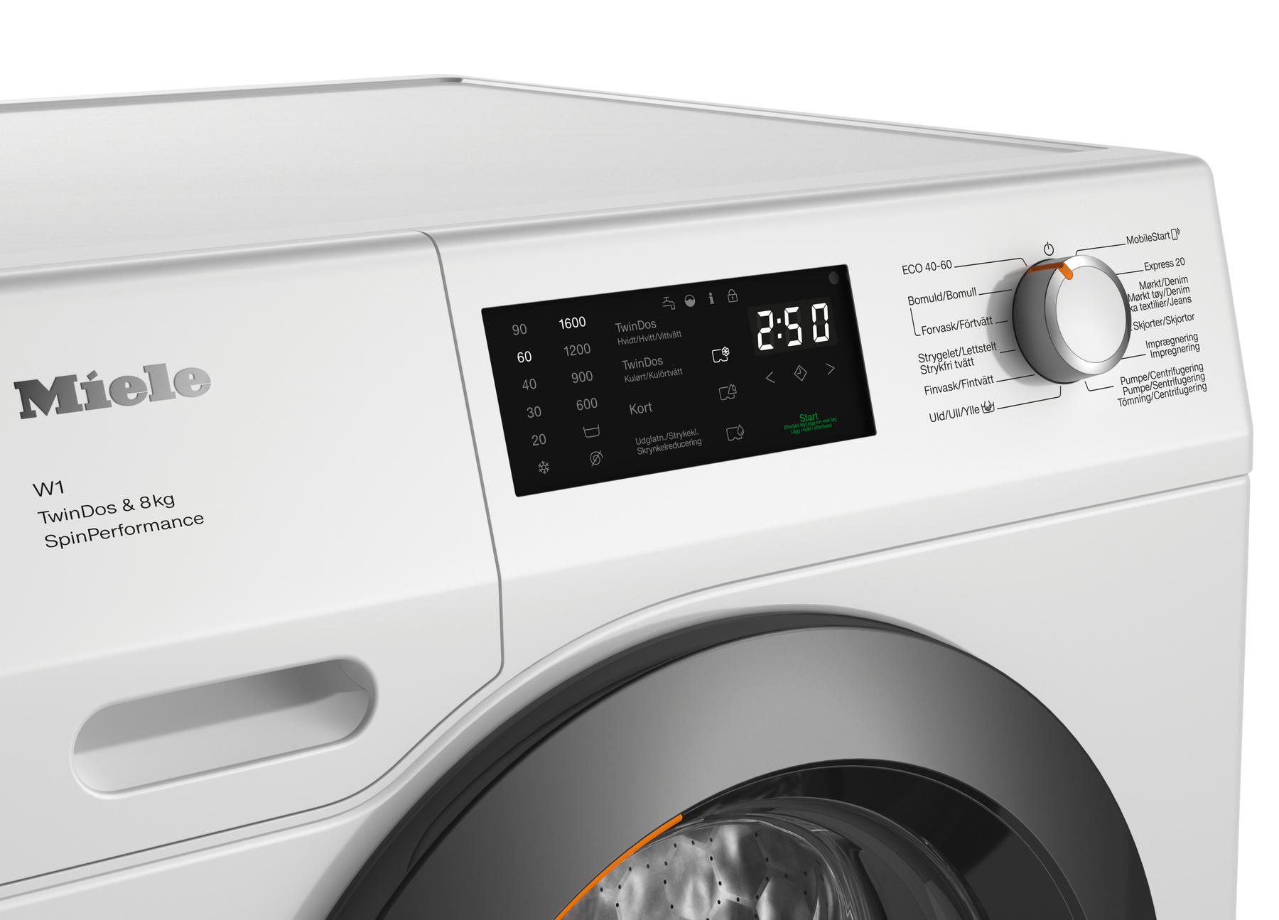 Miele Vaskemaskine WCF 674 WCS NDS LW TDos - 2+2 Års garanti billede 7