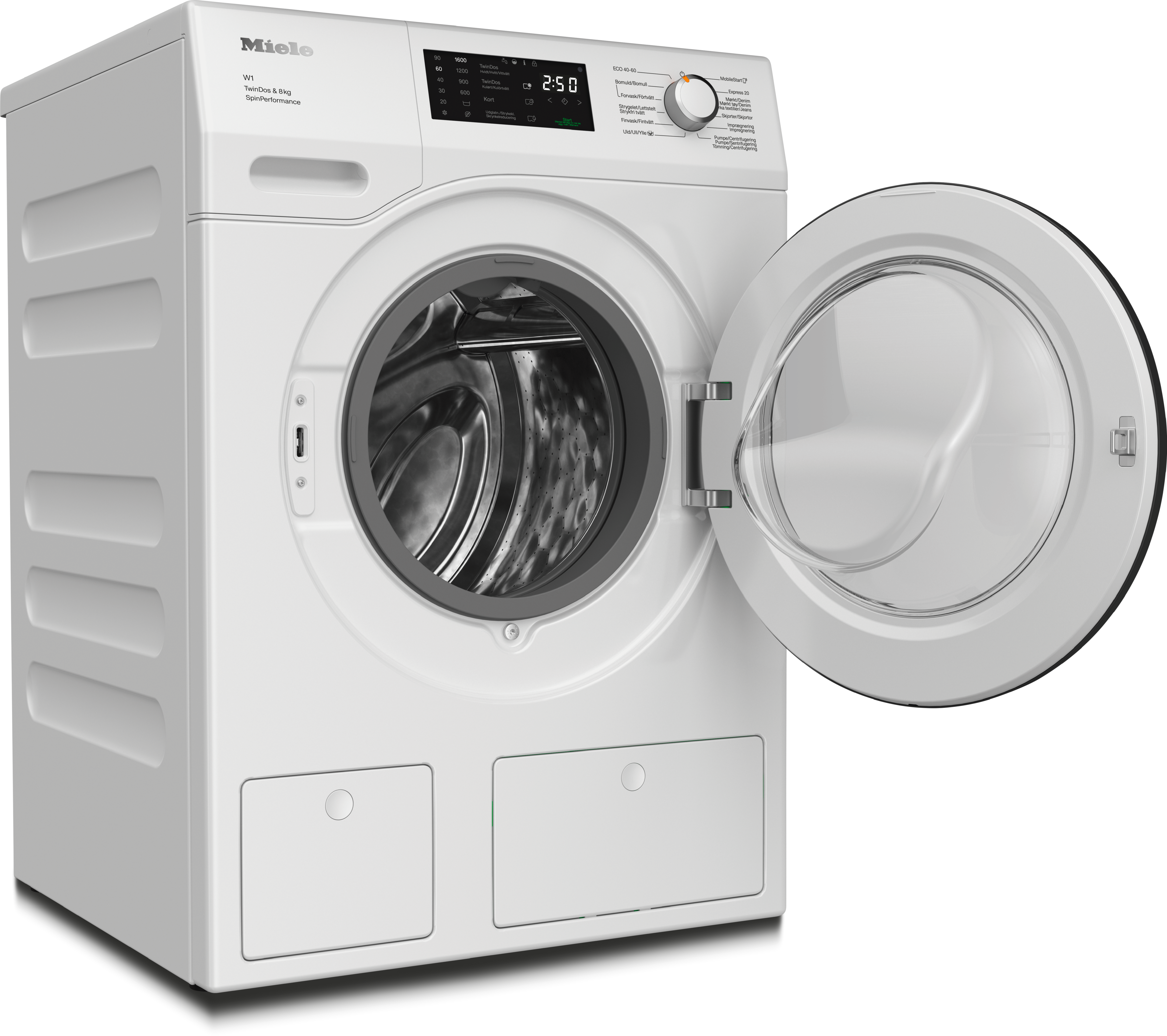 Miele Vaskemaskine WCF 674 WCS NDS LW TDos - 2+2 Års garanti billede 2