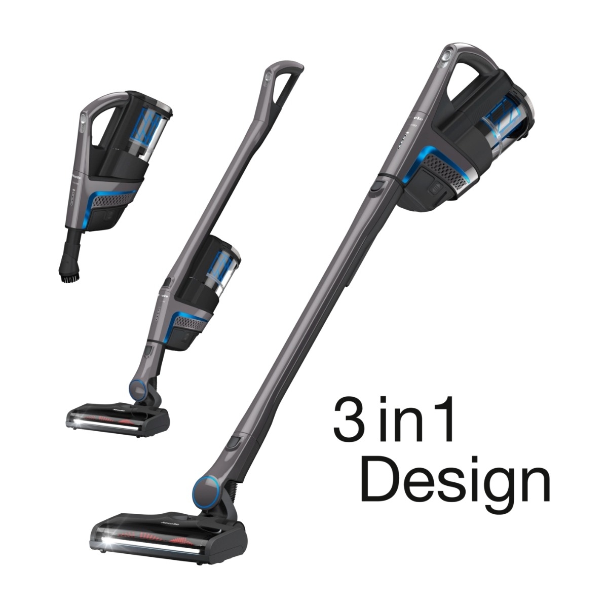 Miele TriFlex HX1 flash ledningsfri støvsuger, grå billede 3