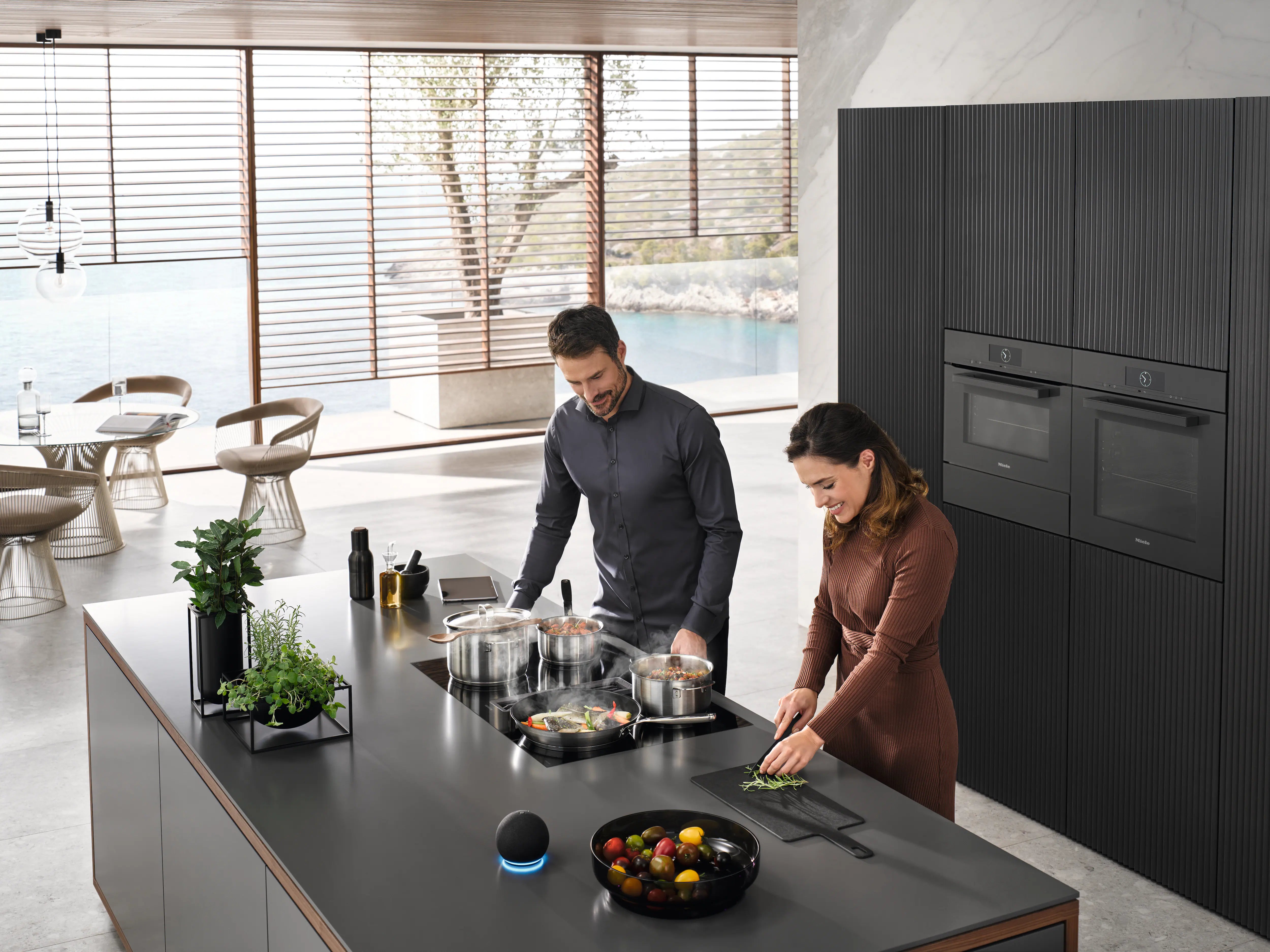 Miele KMDA 7272 FL-A DFS - Induktionskogeplade med emhætte billede 4