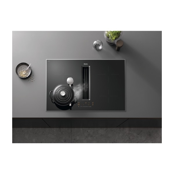 Miele Kmda 7272 Fr-U induktionskogeplade med integreret emhætte recirkulation billede 8