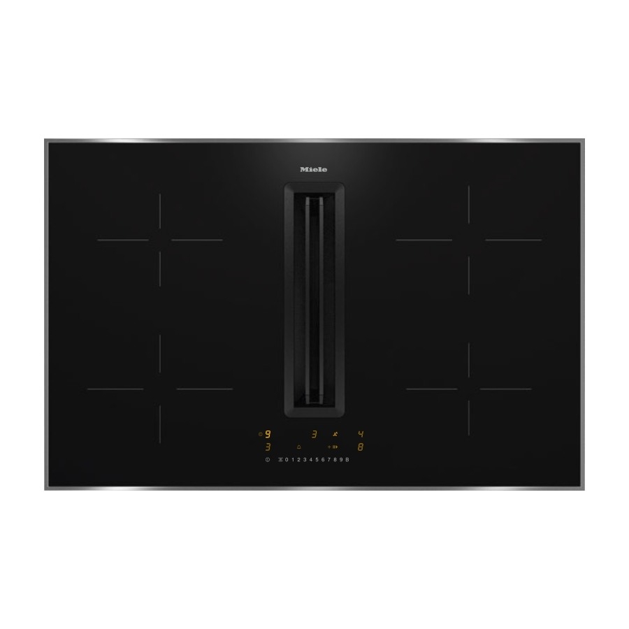 Miele Kmda 7272 Fr-U induktionskogeplade med integreret emhætte recirkulation billede 3