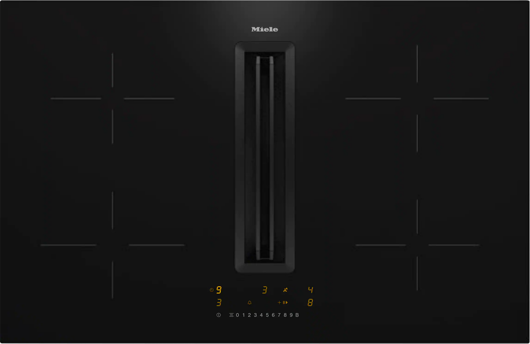 Miele KMDA 7272 FL-U DFS - Induktionskogeplade med emhætte billede 5