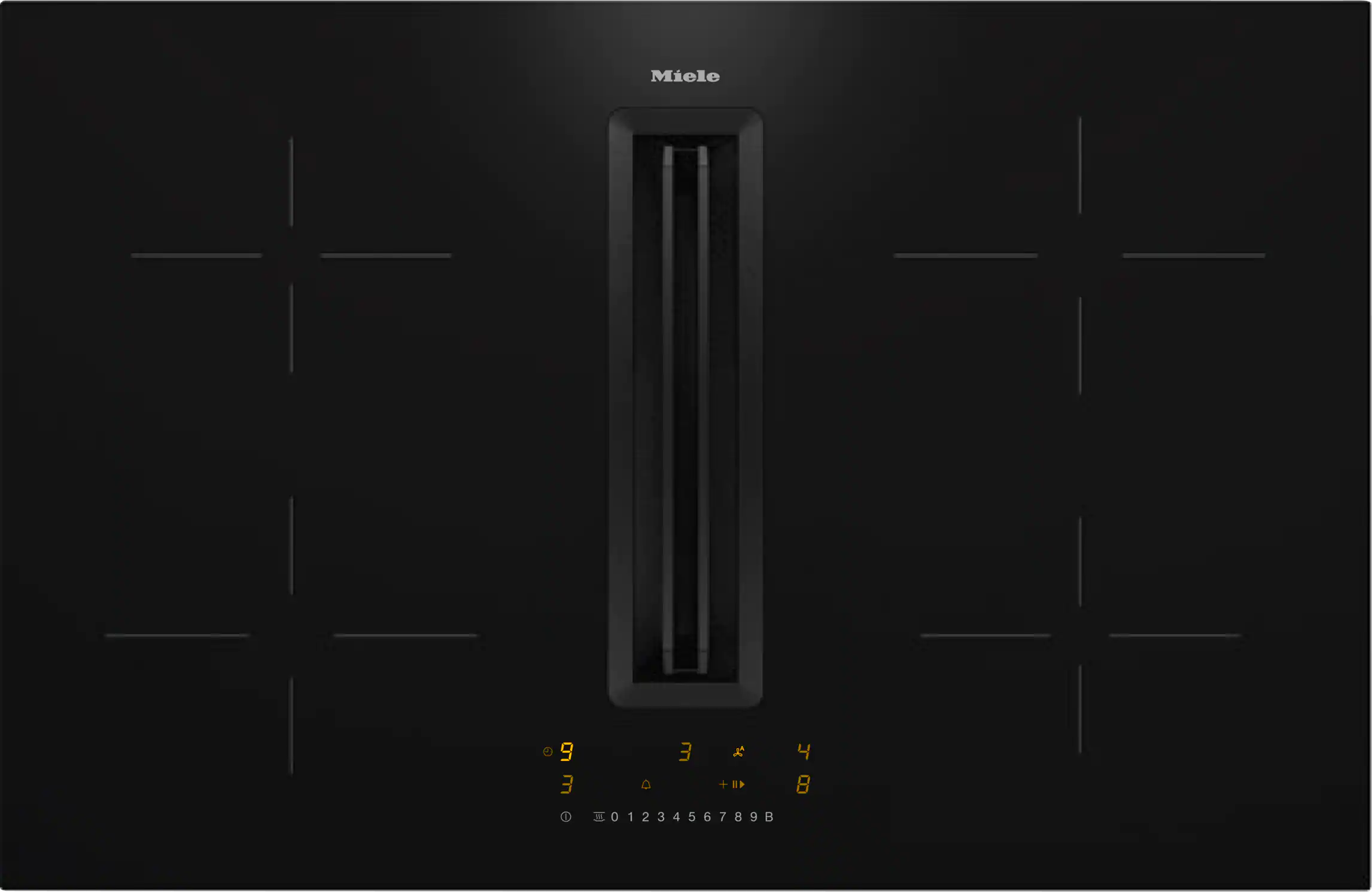 Miele KMDA 7272 FL-U DFS - Induktionskogeplade med emhætte