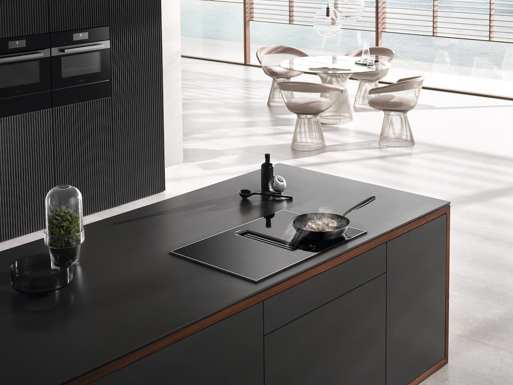 Miele Kmda 7473 Fr-A induktionskogeplade med integreret emhætte til aftræk billede 7