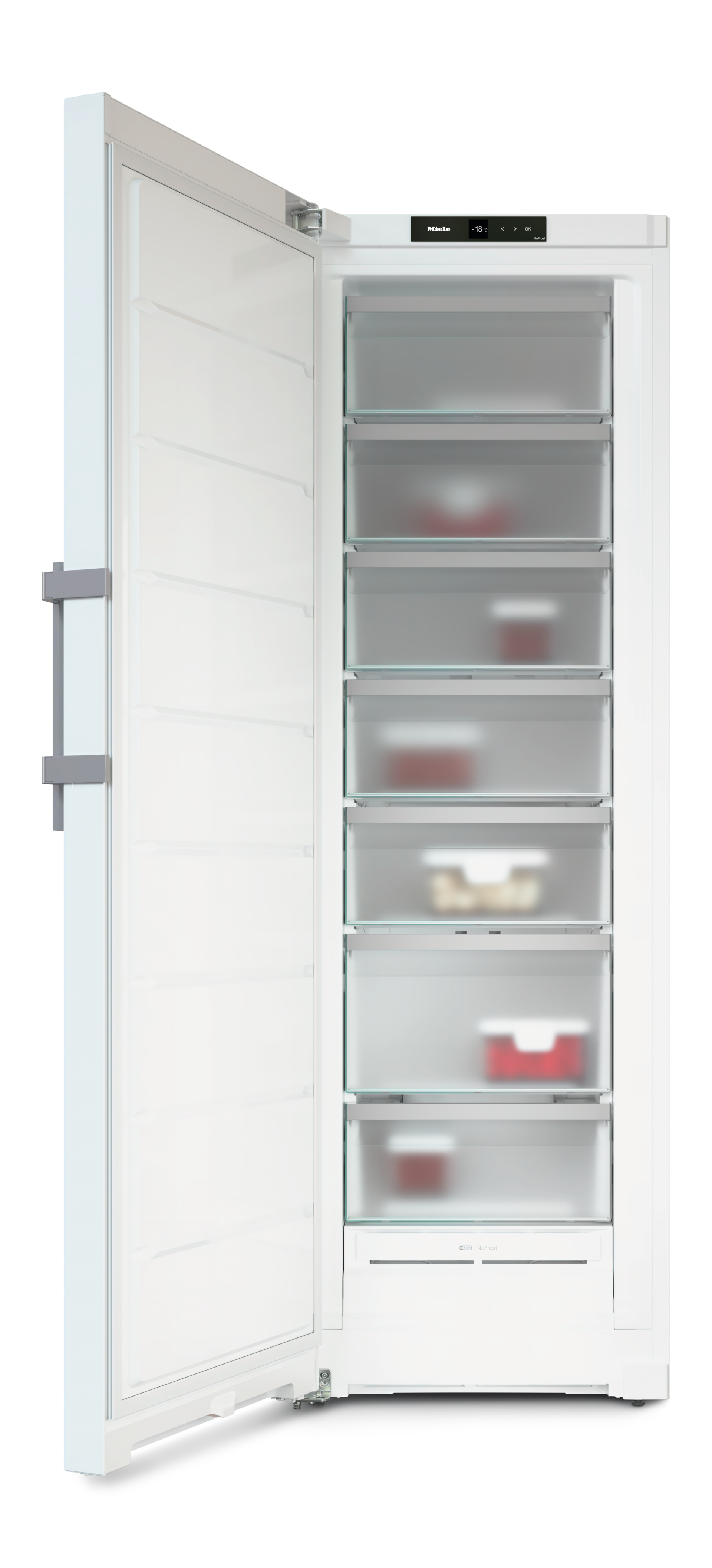 Miele FNS4383E WS N Fritstående Fryseskab billede 2