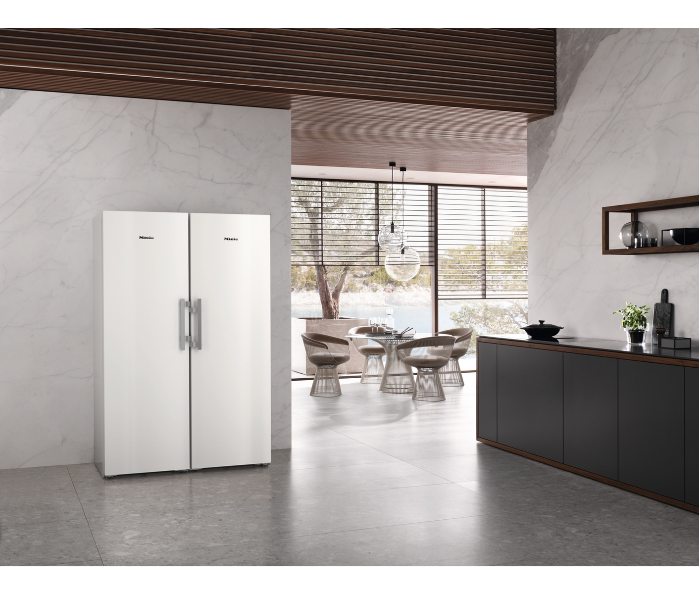 Miele FNS4782D ws N Fritstående fryseskab