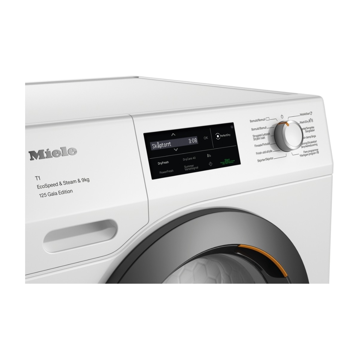 Miele Tørretumbler TCL690WP NDS LW EcoSpeed&Steam&9kg Hvid billede 4