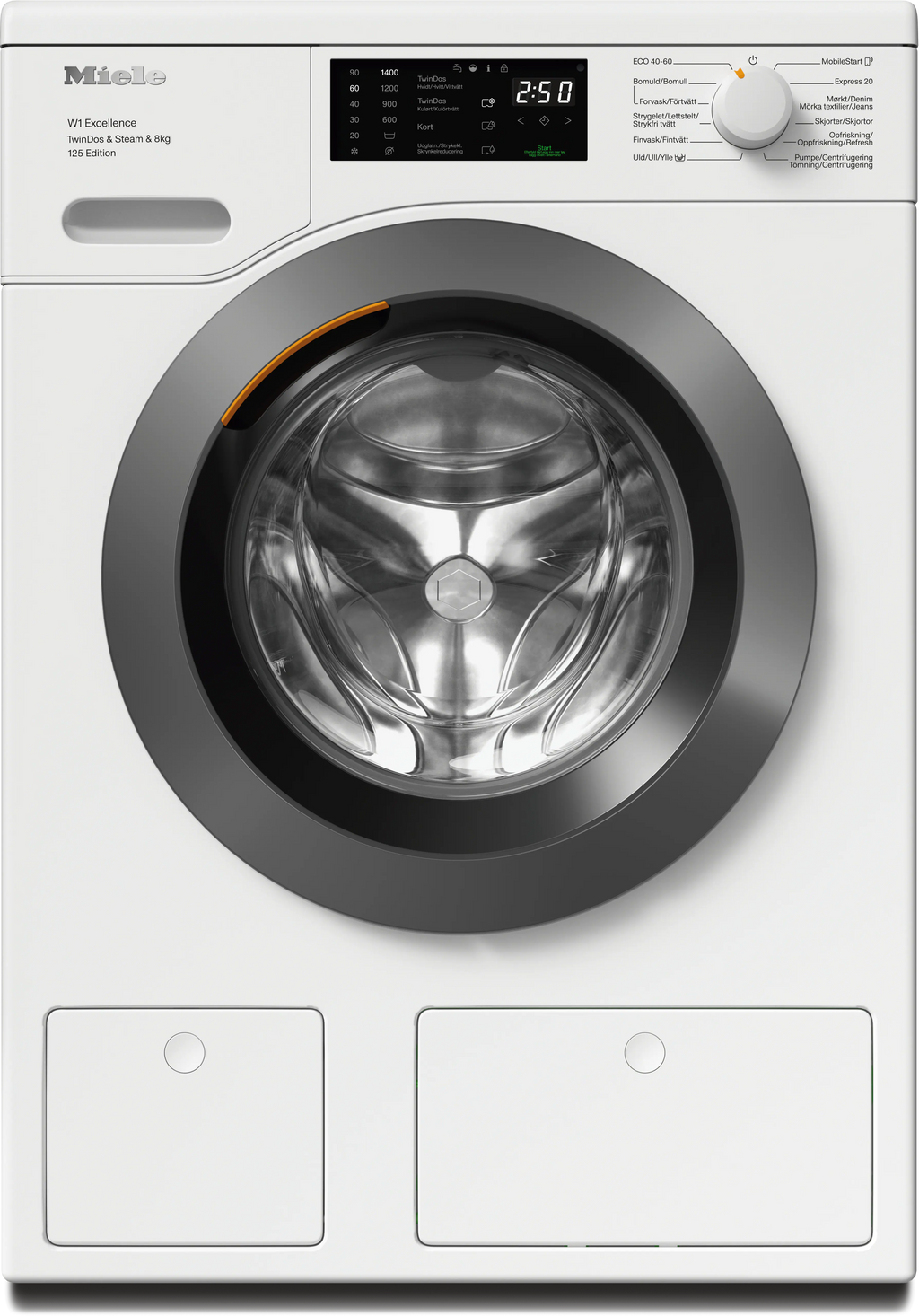 Miele WEB685WCS frontbetjent vaskemaskine billede 9