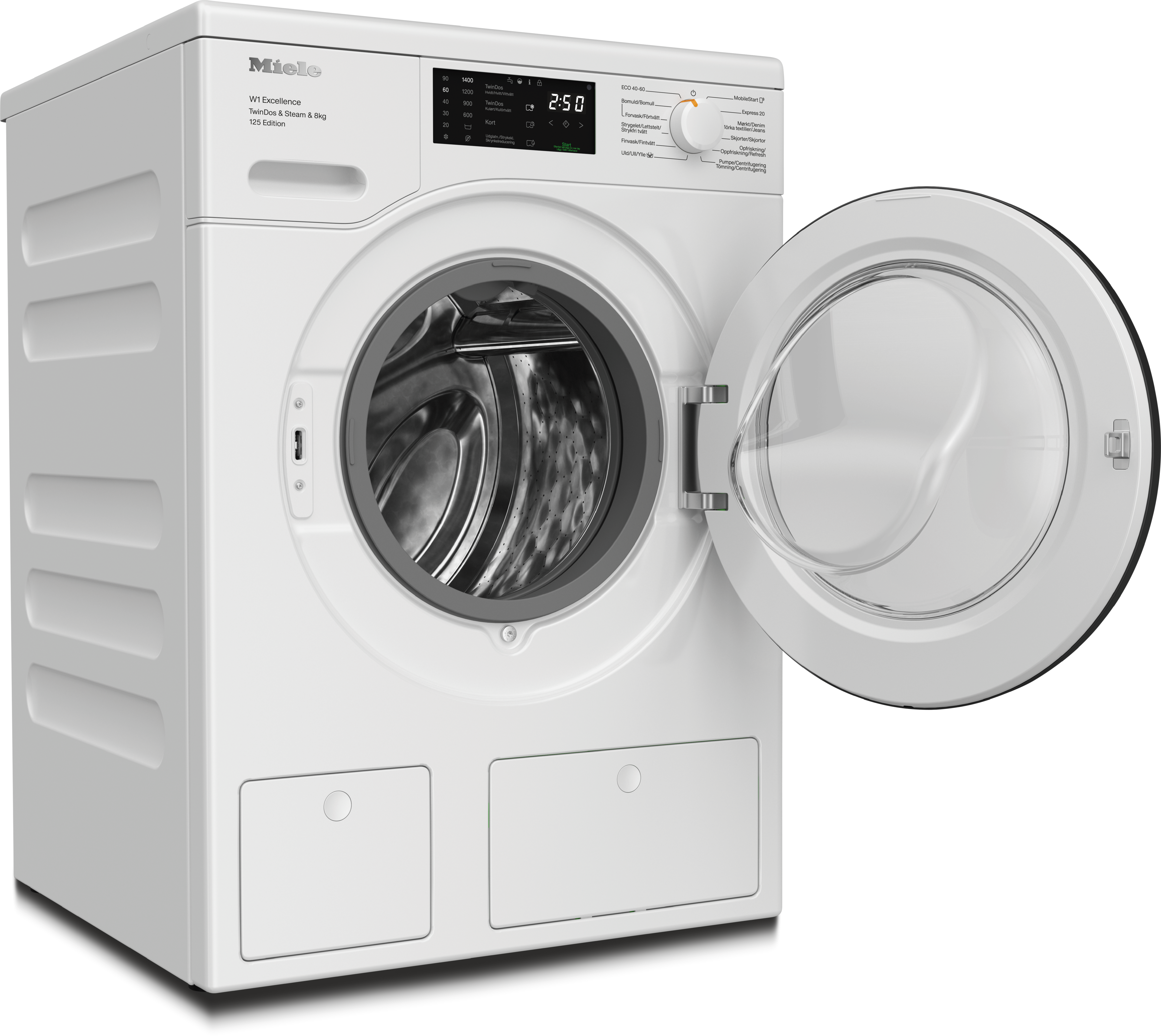 Miele WEB685WCS frontbetjent vaskemaskine billede 2