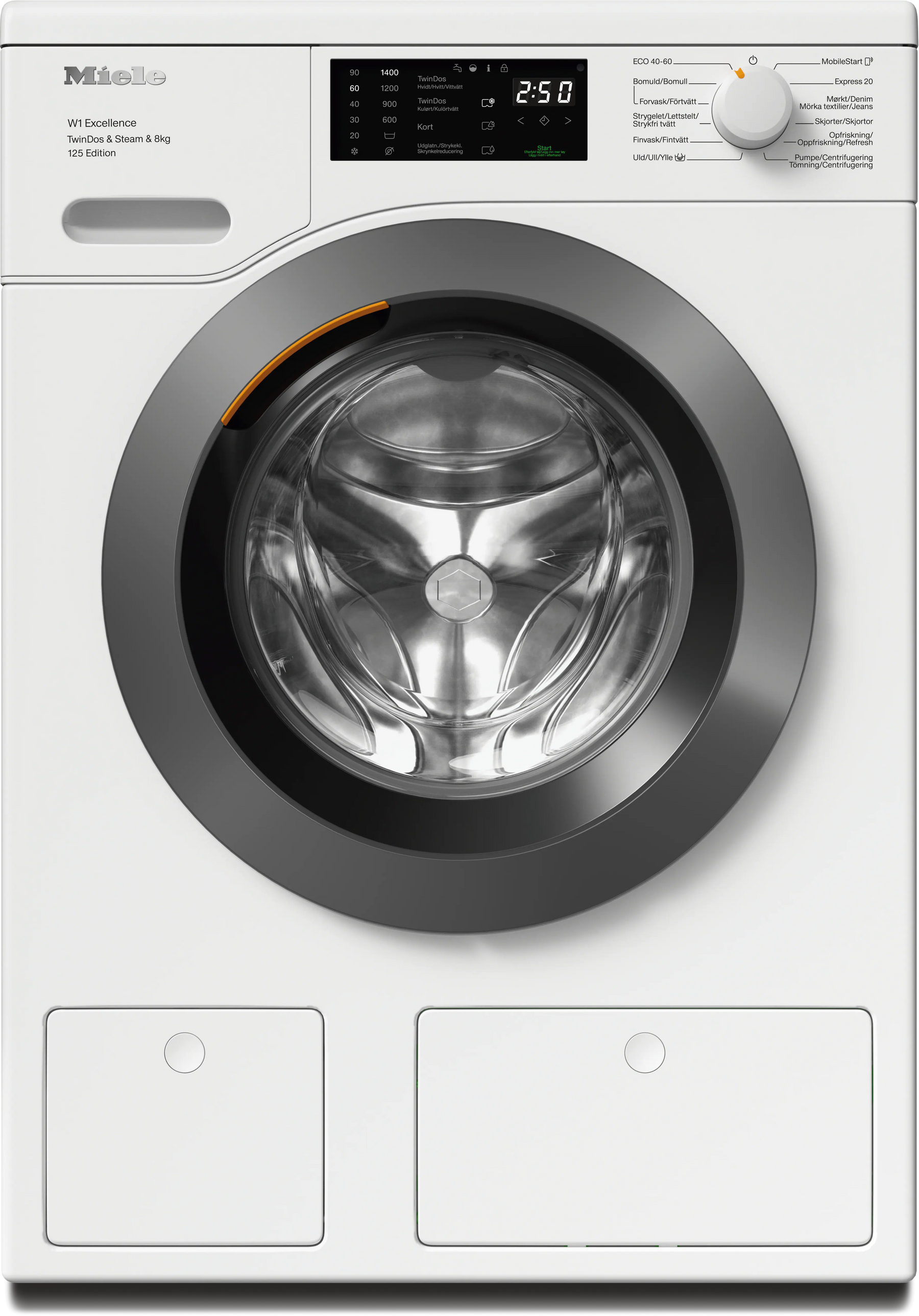 Miele WEB685WCS frontbetjent vaskemaskine billede 5
