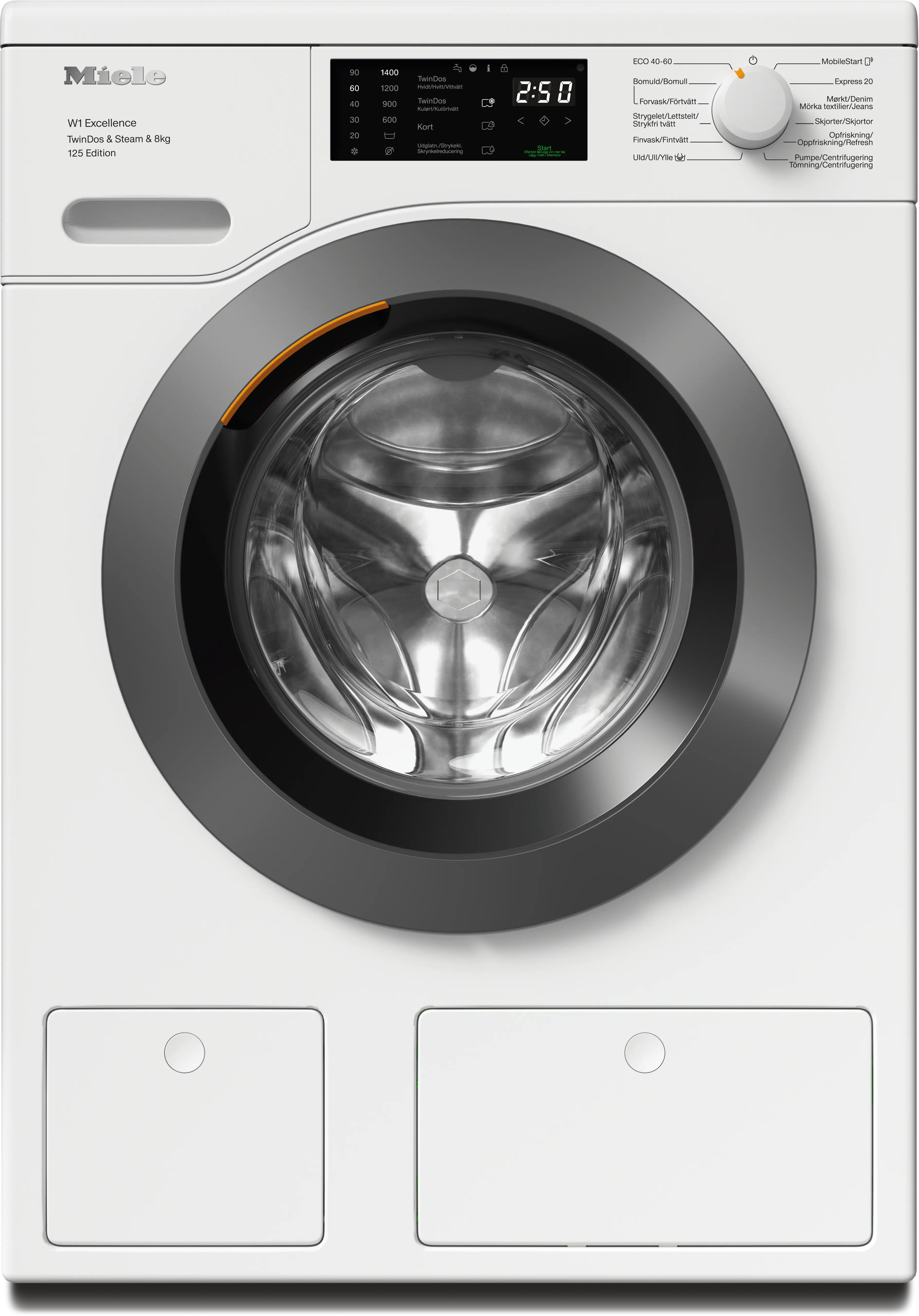 Miele WEB685WCS frontbetjent vaskemaskine
