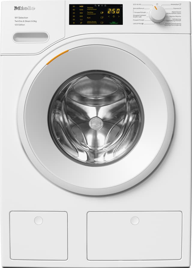 Miele WSB683WCS NDS LW TDos&Steam&8kg Frontbetjent vaskemaskine