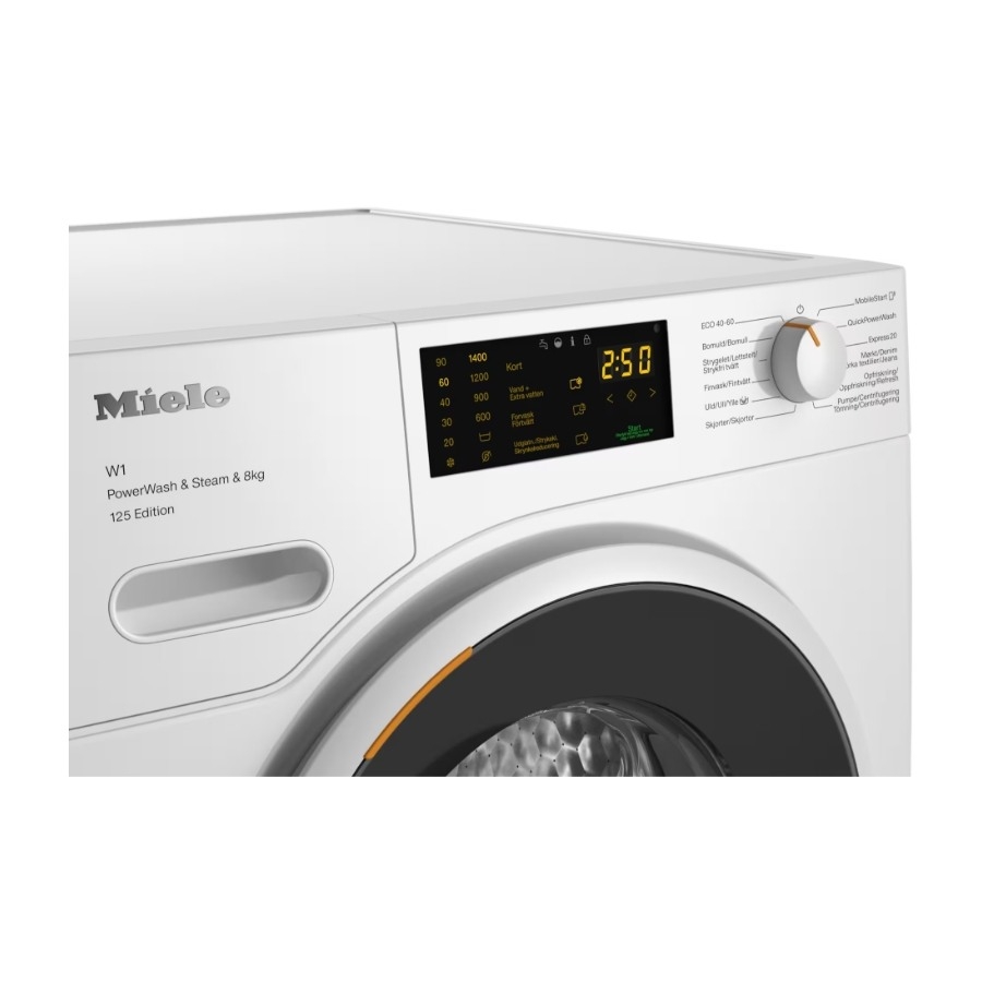Miele W1 WWB380 WCS 125 Edition vaskemaskine billede 6