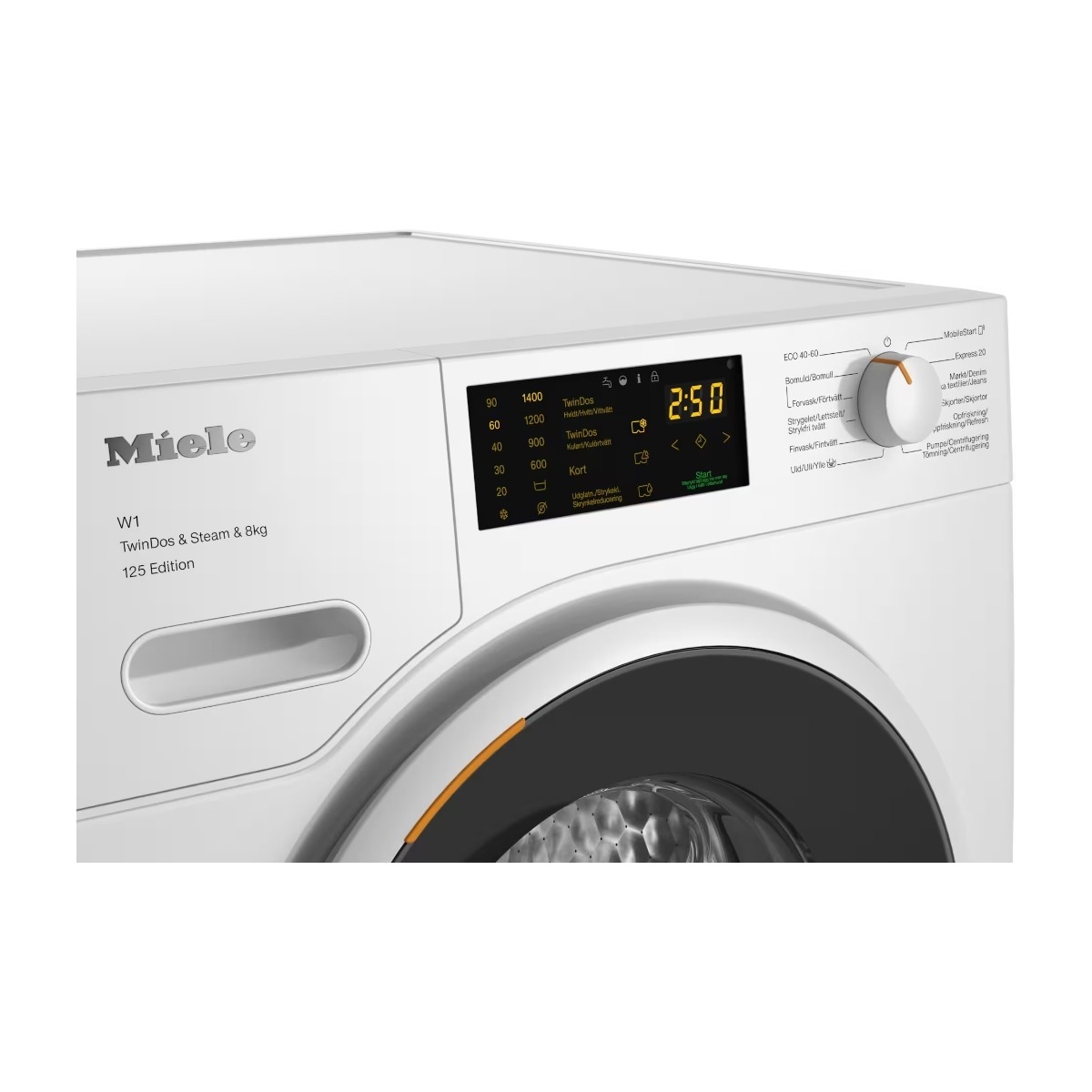 Miele W1 WWB680 WCS 125 Edition vaskemaskine