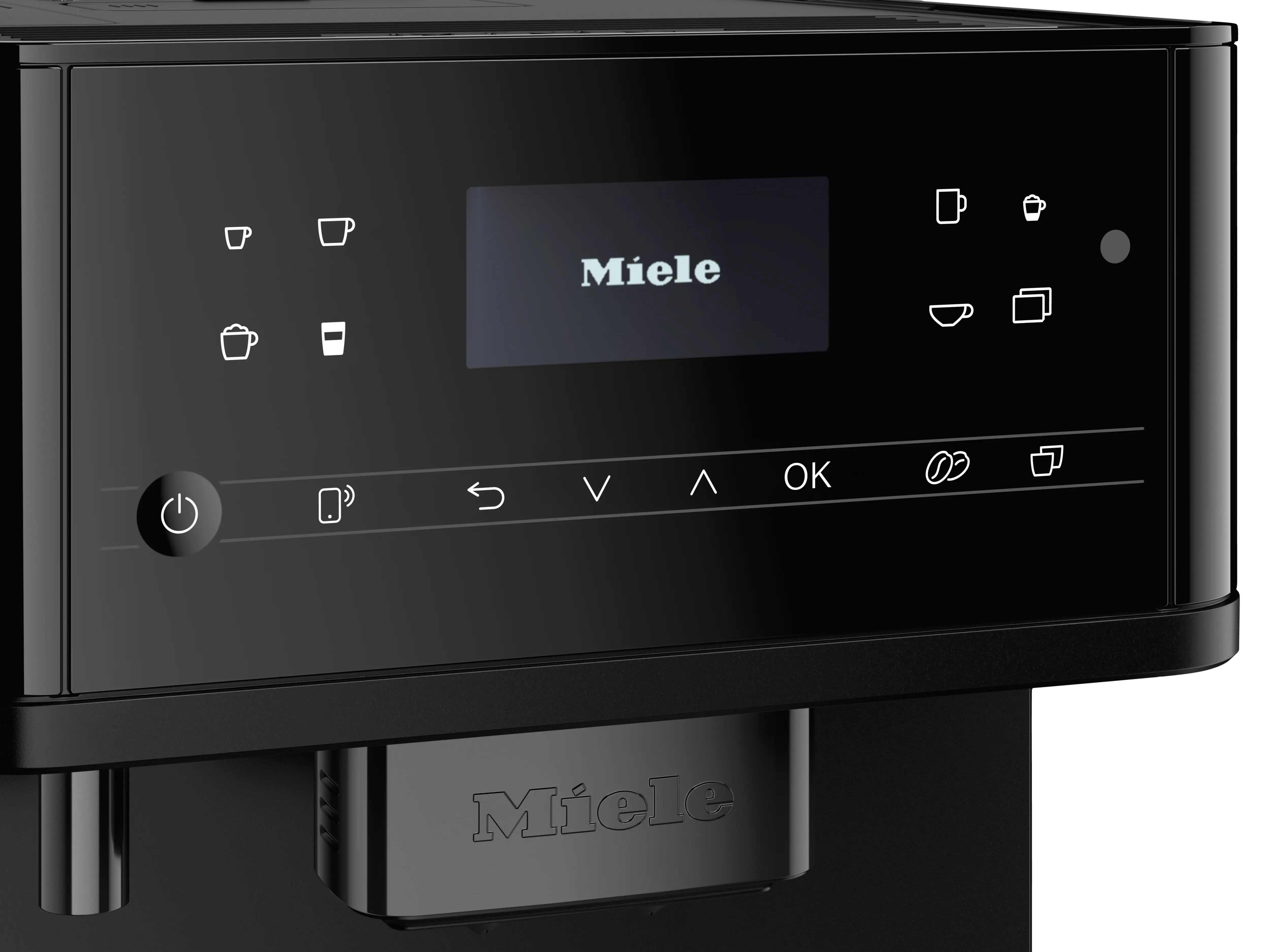 Miele CM 6360 125 Edition obsidiansort mat espressomaskine
