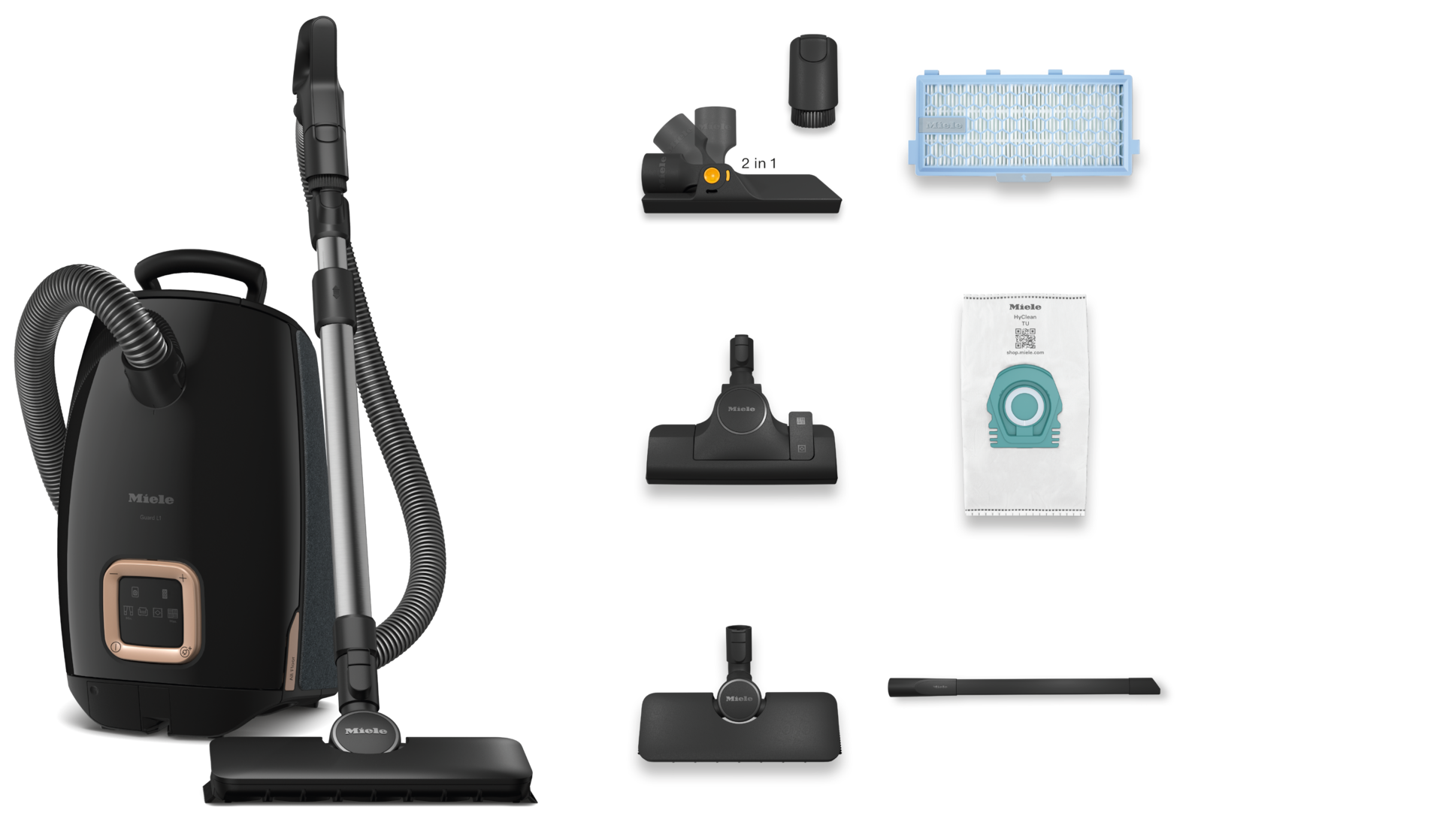 Miele Guard L1 AllFloor Flex Obsidiansort Støvsuger billede 3