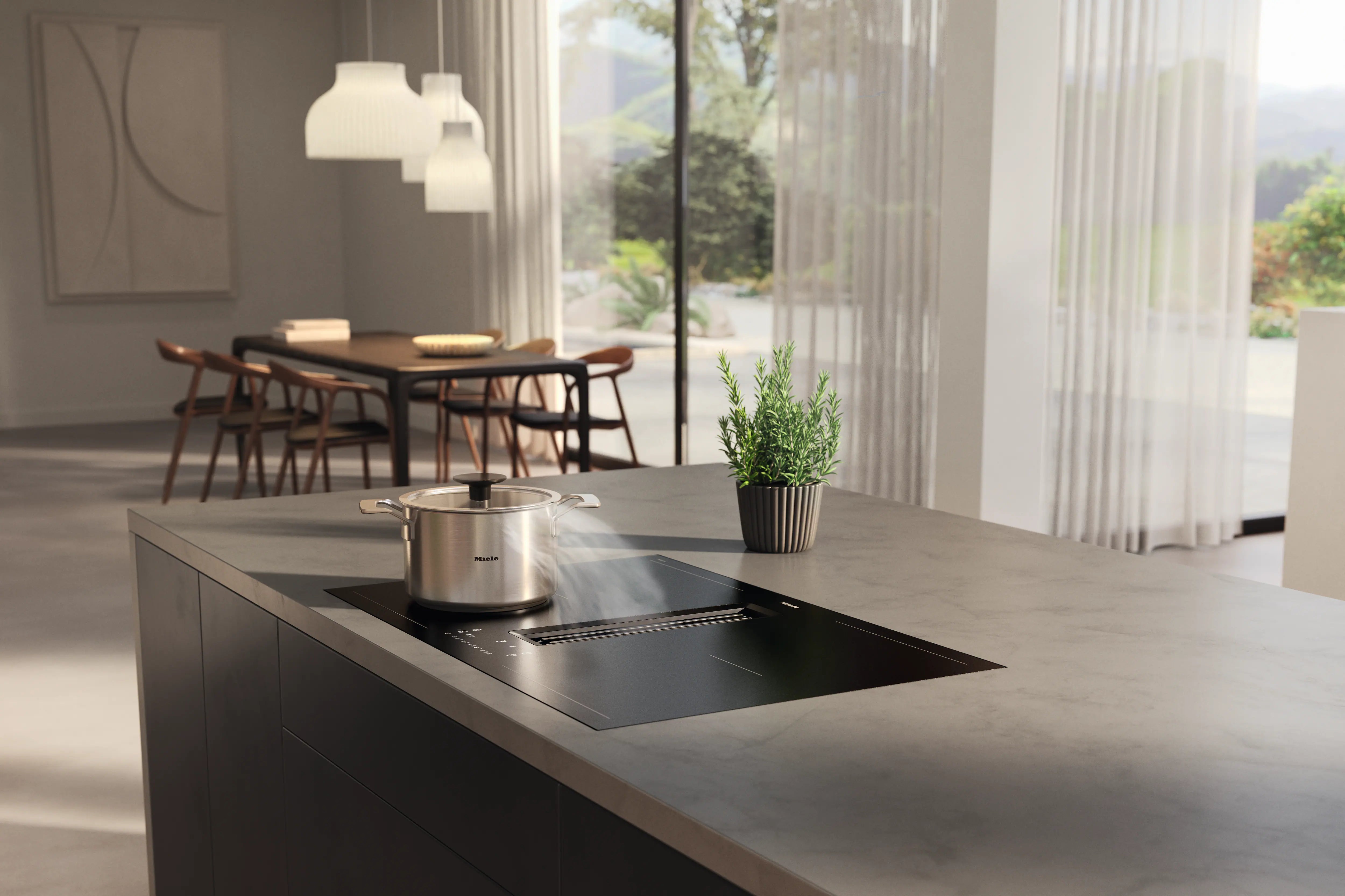 Miele KMDA7876FL-U Induktionskogeplade med recirkulation billede 3
