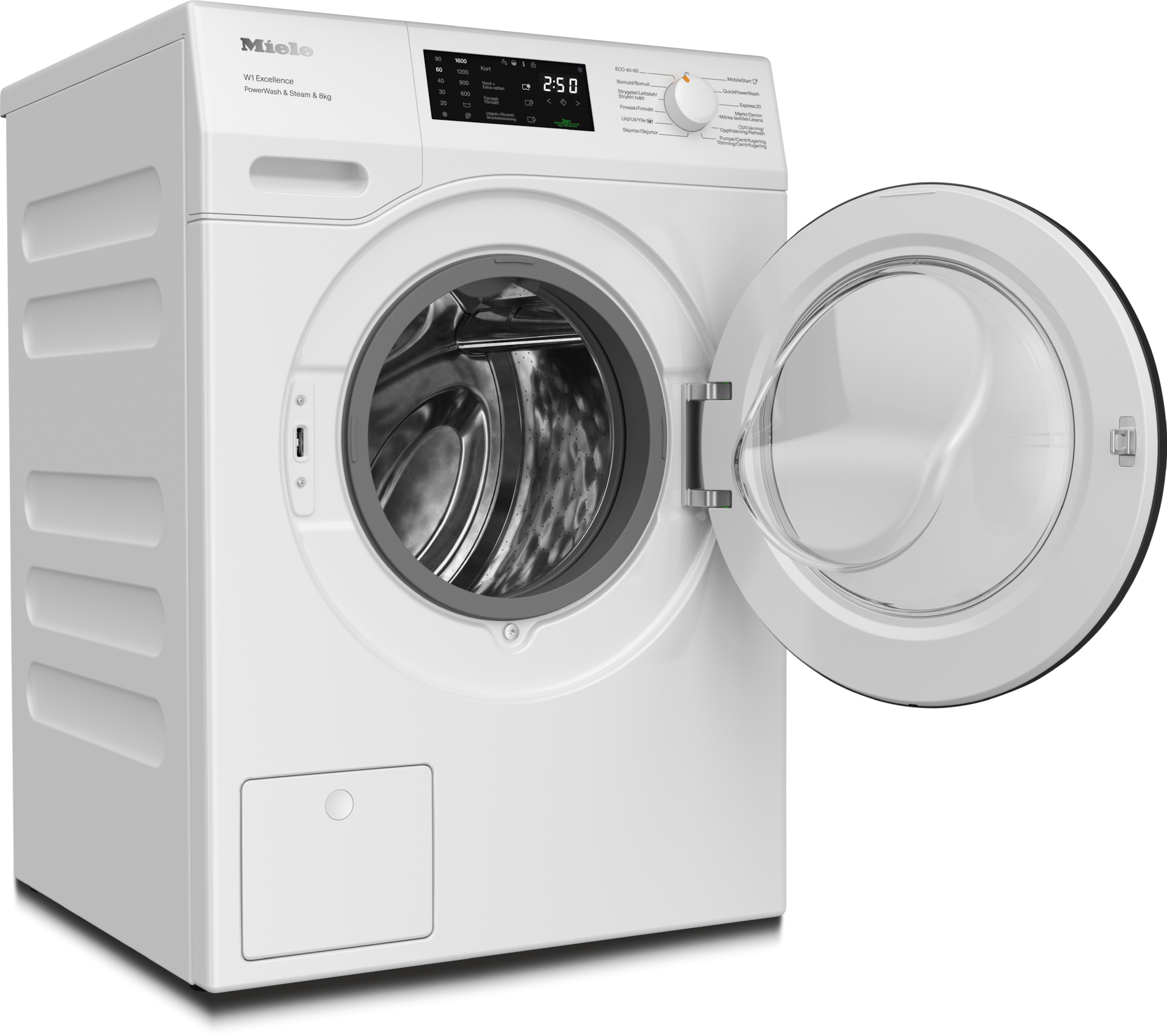 Miele Vaskemaskine WEC395 WCS PWash&Steam&8kg