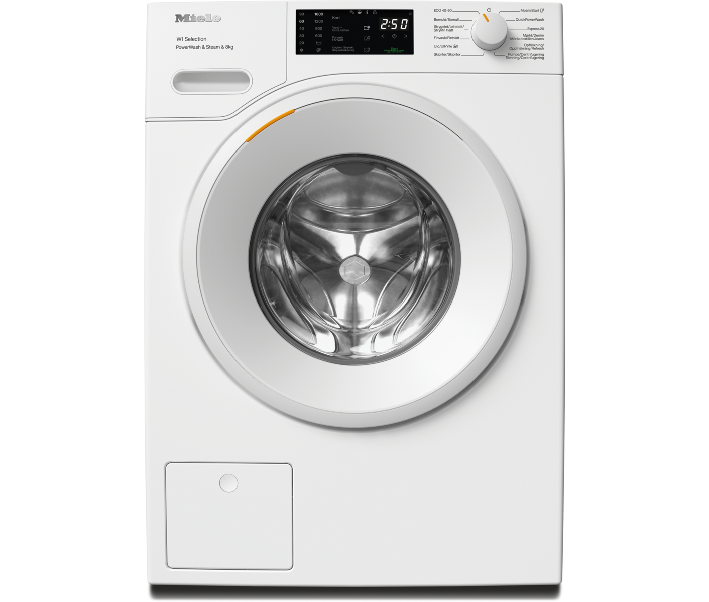 Miele Wash & Steam 8kg Vaskemaskine billede 1