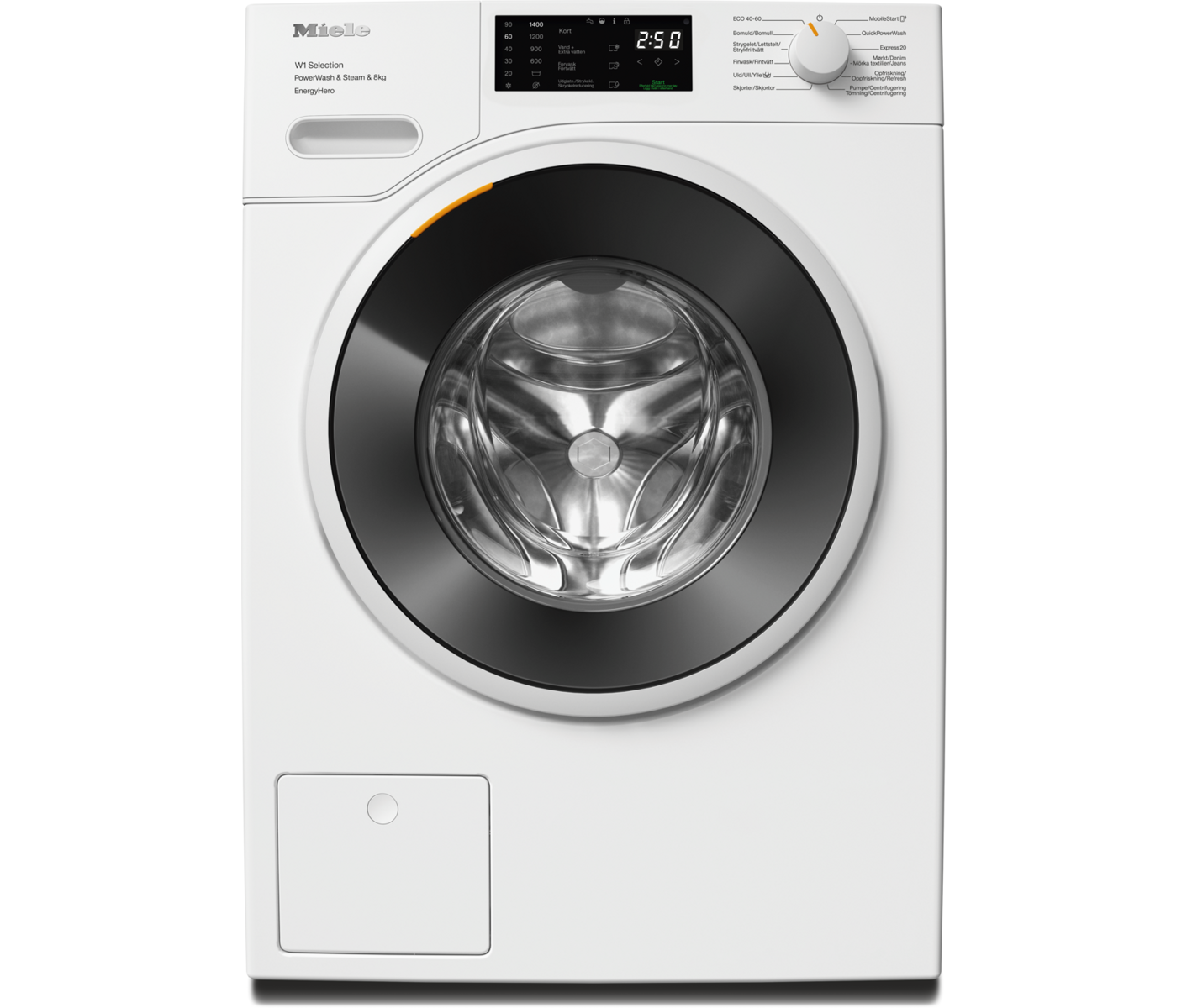 Miele WSE383WCS Nds Lw Pwash&Steam&8kg Vaskemaskine