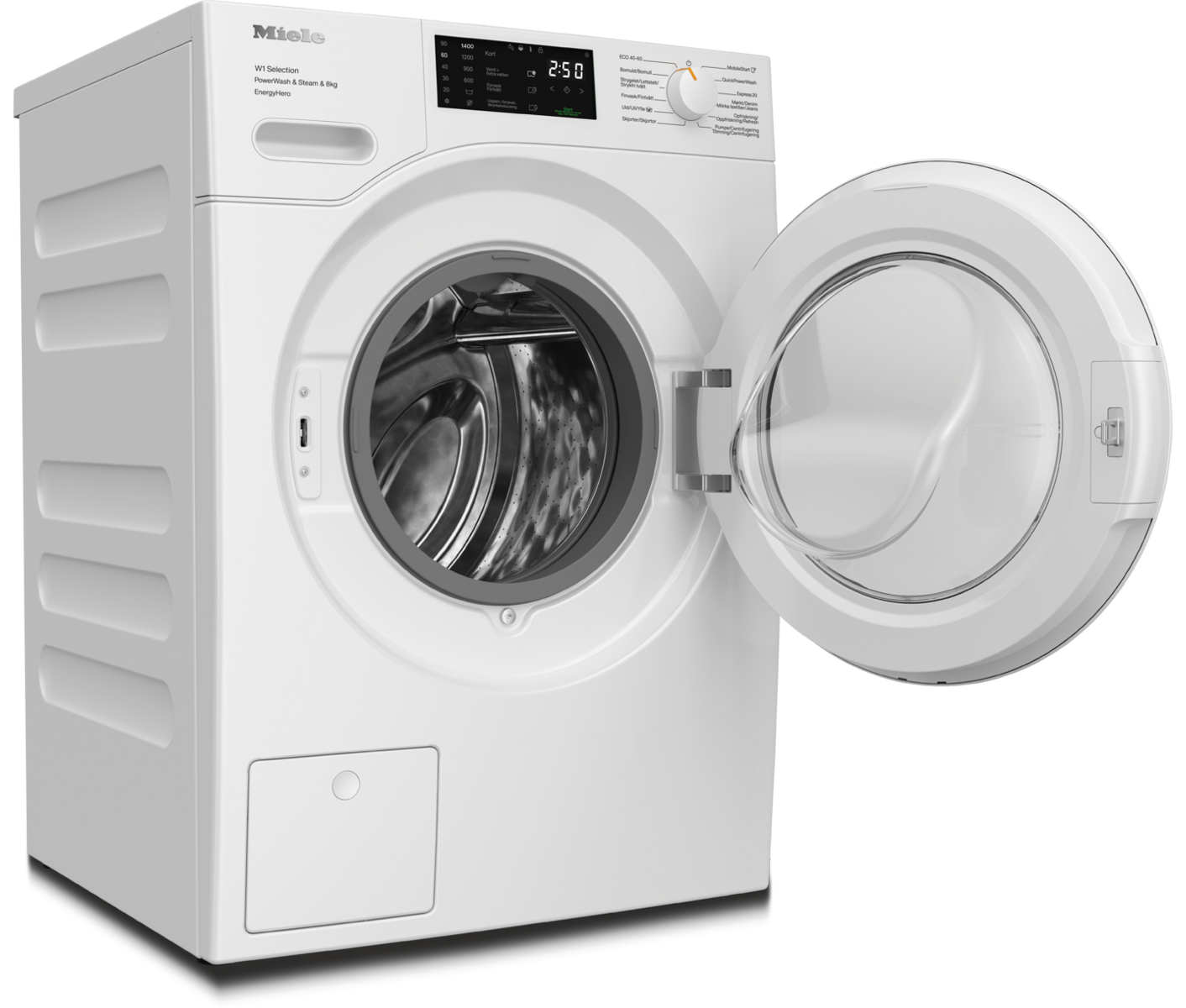 Miele WSE383WCS Nds Lw Pwash&Steam&8kg Vaskemaskine