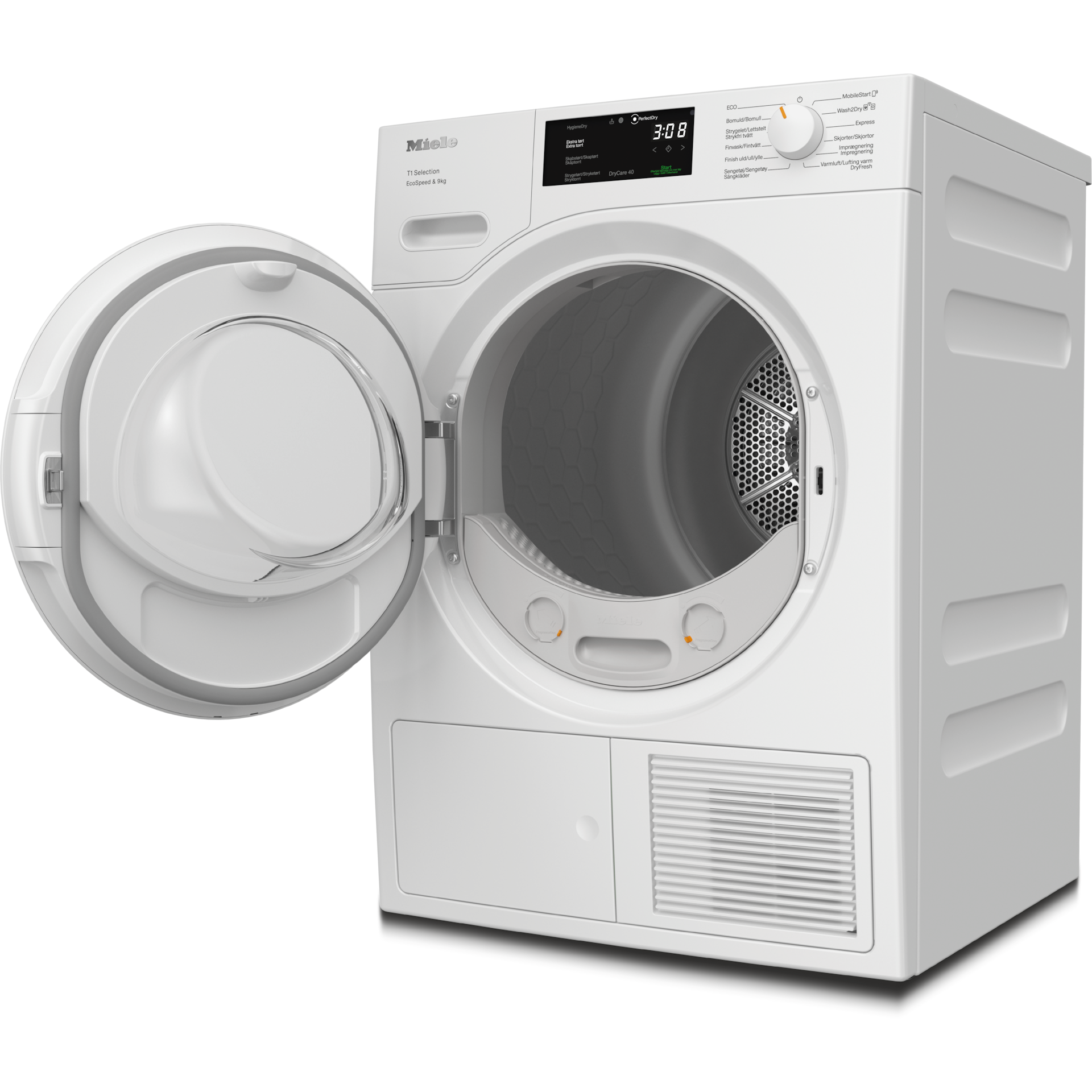 Miele tørretumbler TSH783WP EcoSpeed&9kg