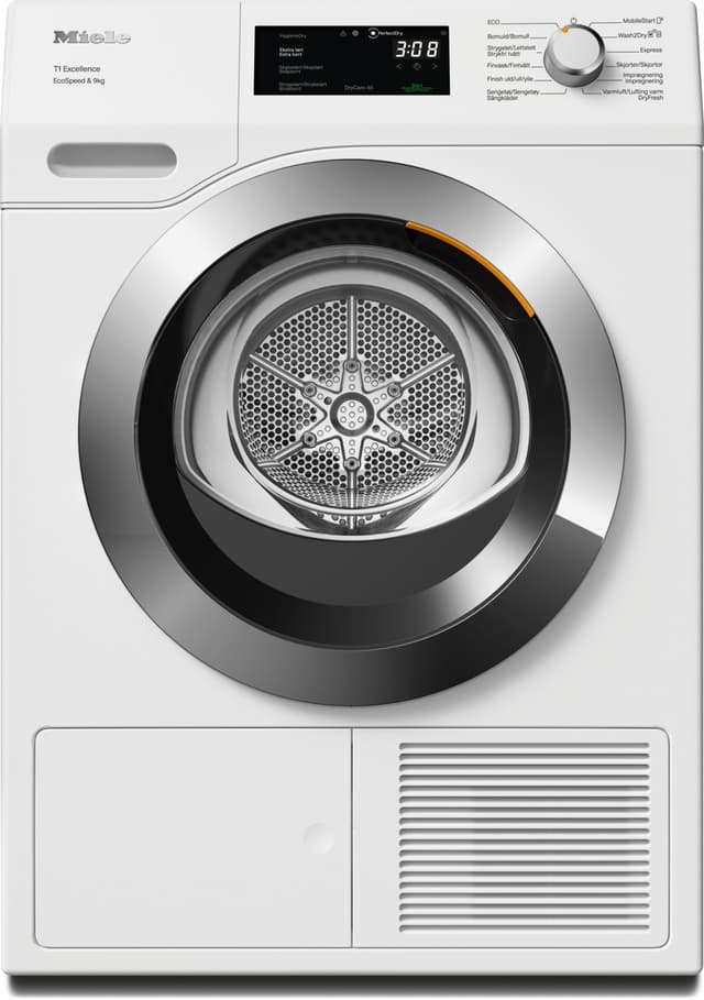 Miele Tørretumbler TEH795WP EcoSpeed&9kg