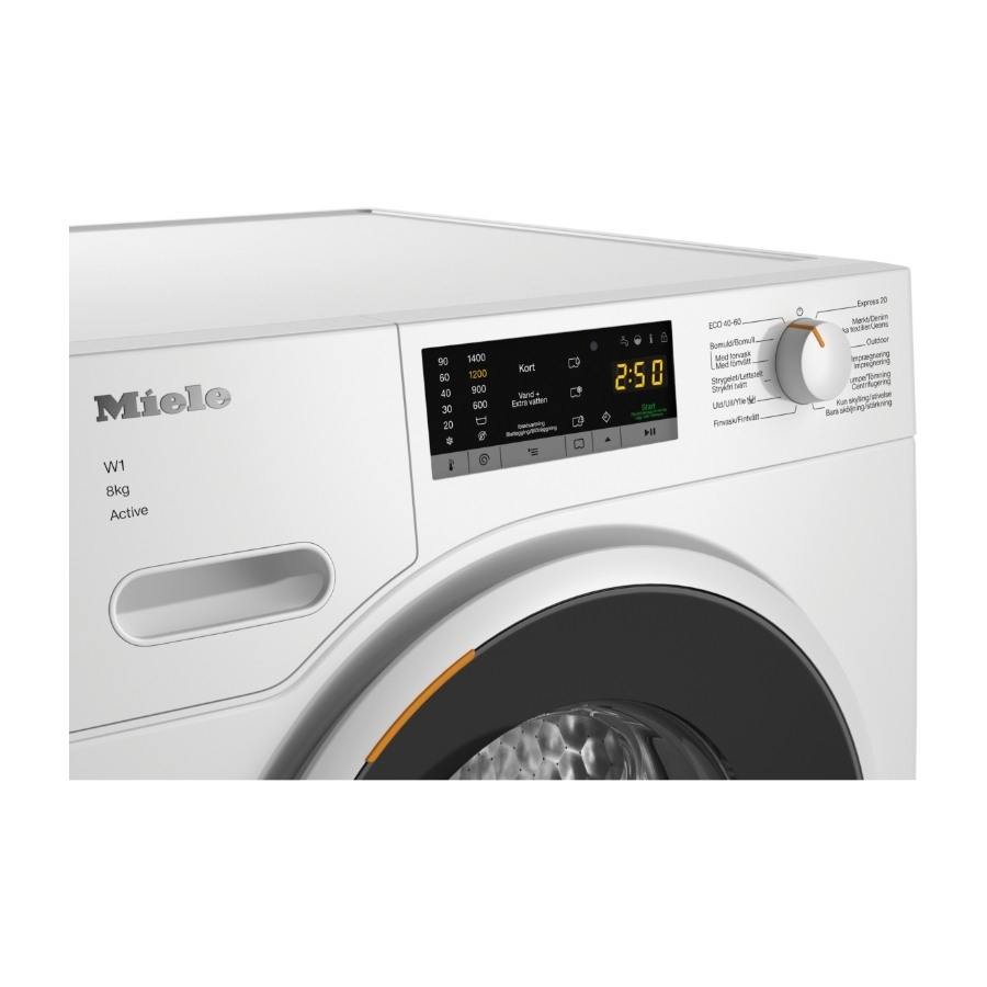 Miele W1 WWA128 WCS NDS vaskemaskine billede 9